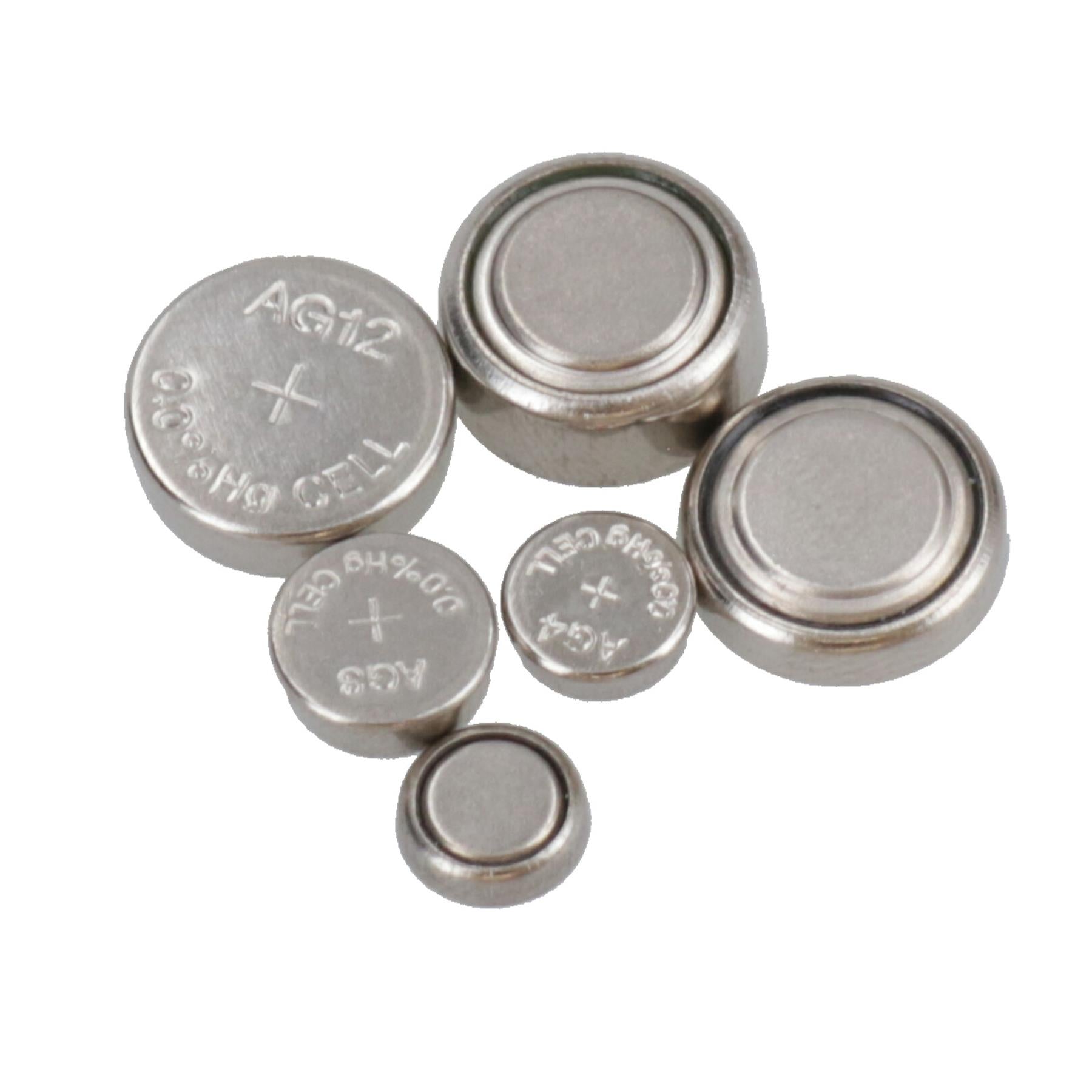 Assortiment de piles bouton Piles alcalines AG1 – AG13 Montres Calculatrices