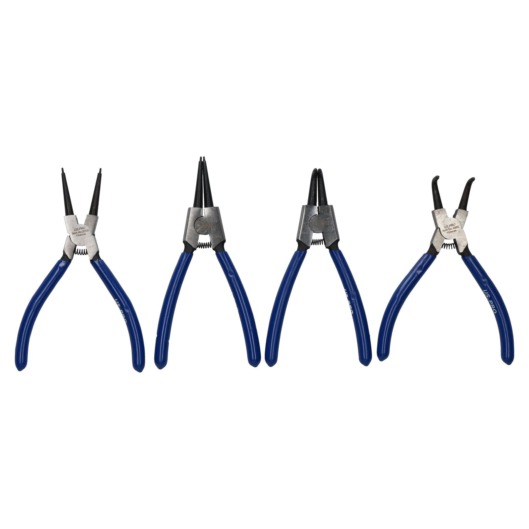 6" 150mm Circlip Pliers Internal & External + 480pc Circlip / Snap Ring Assortment