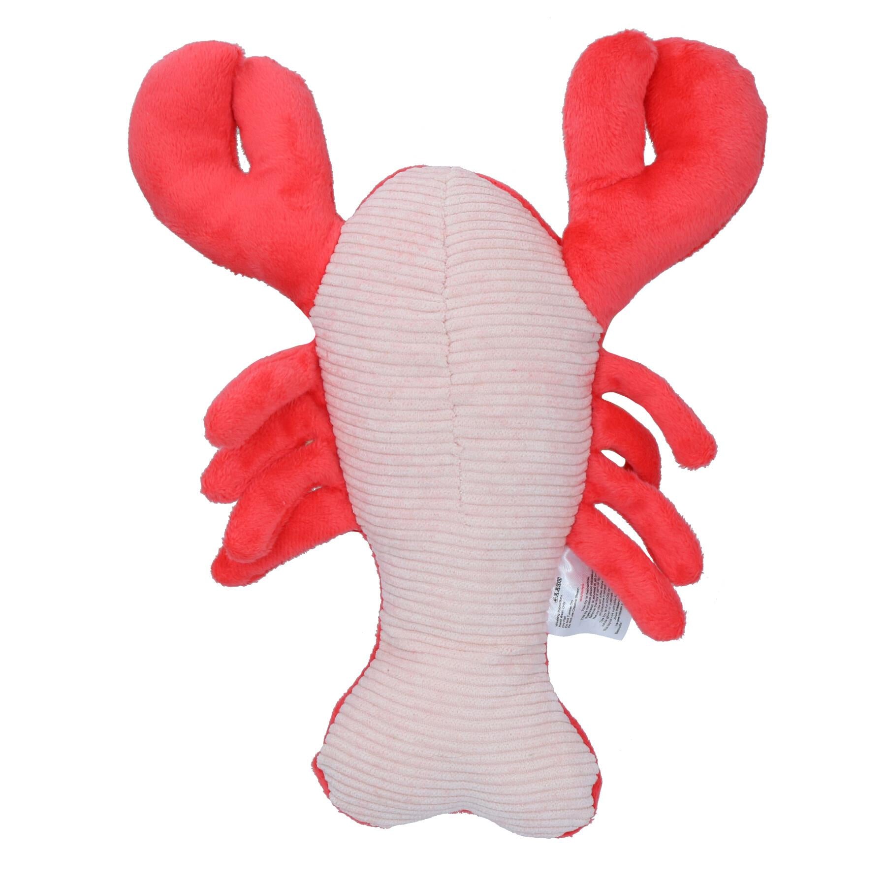 Cadeau de Noël pour chien Jouet en peluche couineur en forme de homard de Noël Cadeau de Noël pour chien
