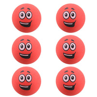 6cm Funny Face Super Bouncy Rubber Balls for Cats Puppy Dog Toys