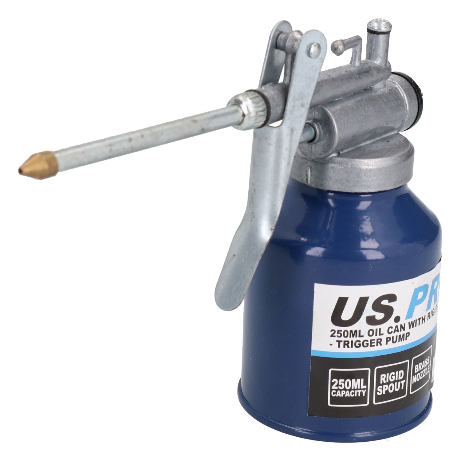 250ml Öl Schmiermittel Metall Dose mit starren Ausguss Daumenpumpe Trigger-Aktion