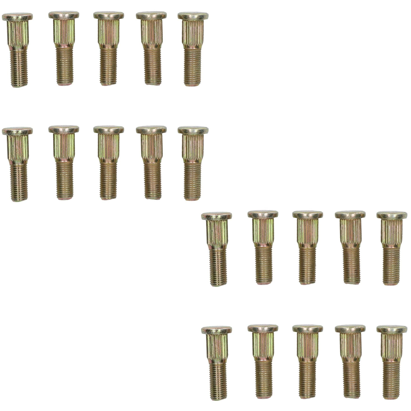 Goujons de roue de rechange UNF 7/16" pour moyeux de suspension de remorque, lot de 20