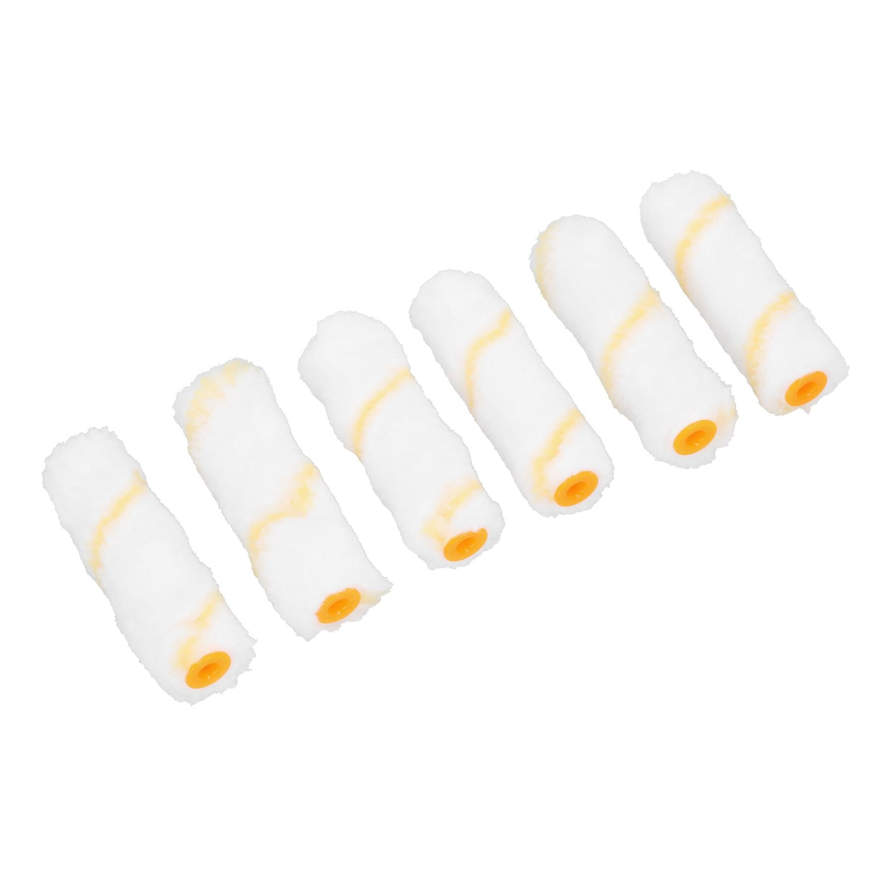 Ensemble de mini rouleaux et manchons de 4 po pour peintures à émulsion brillantes, peinture et décoration