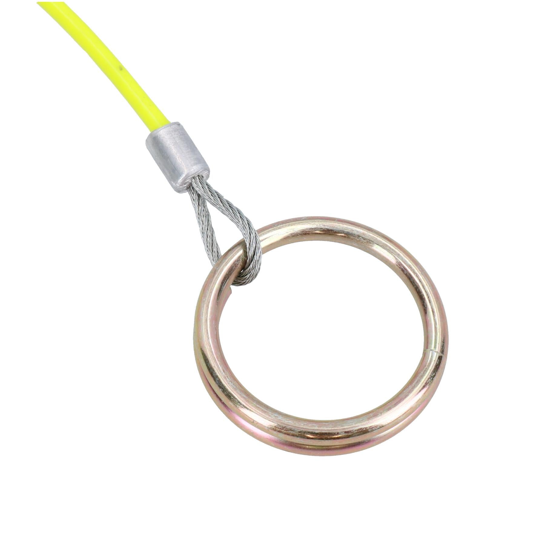 1 m 3 mm gebremstes Abreißkabel für Anhänger (gelb) TR028