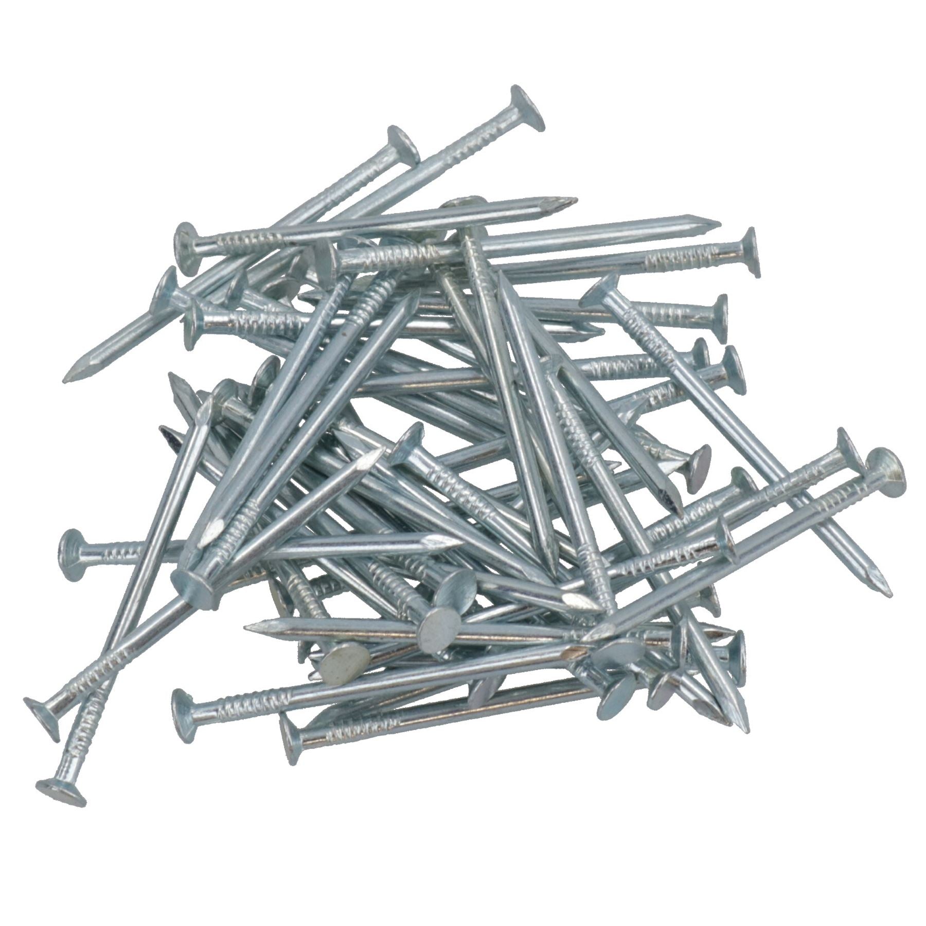 Clous à tête ronde 2 mm x 38 mm pour bois zingué