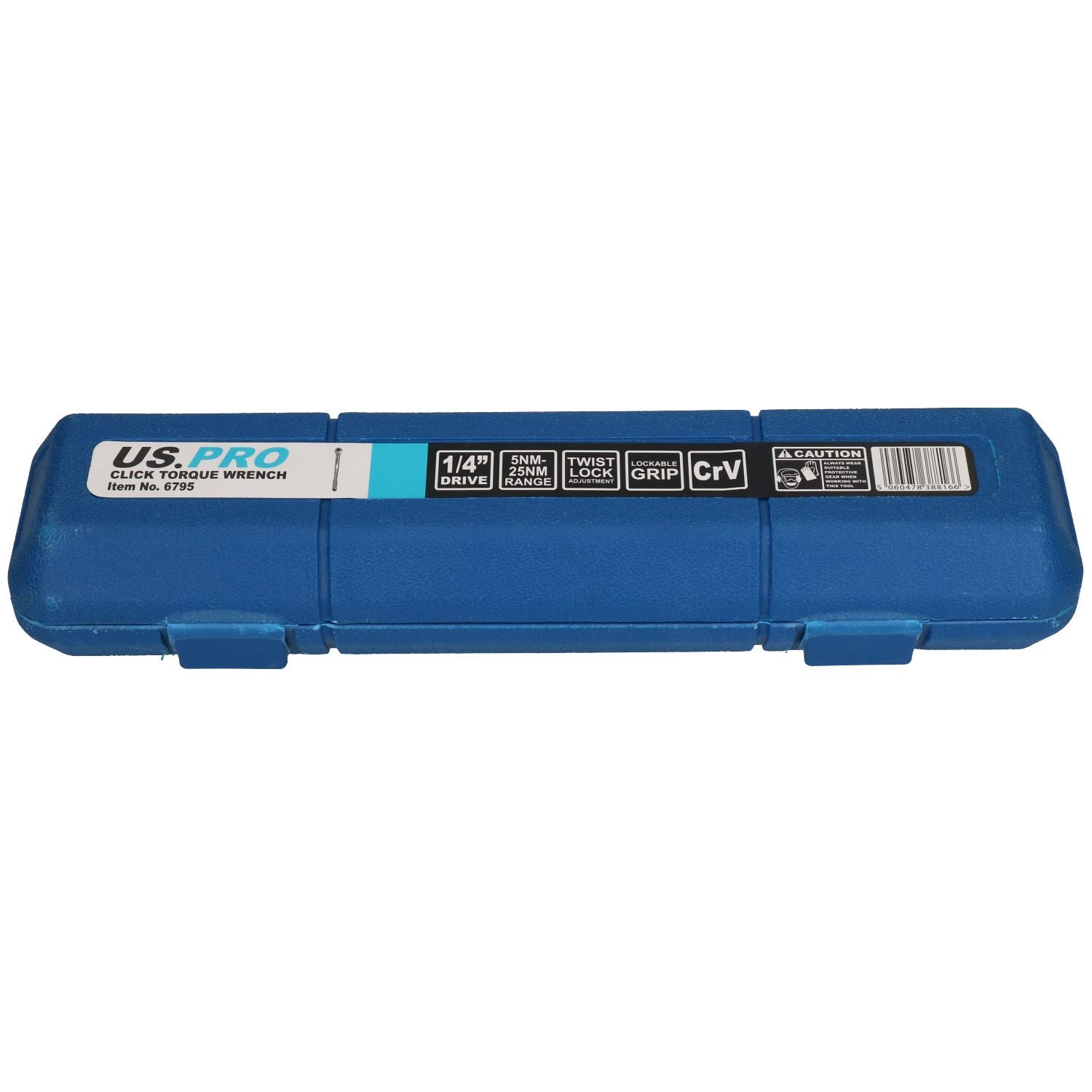 1/4-Zoll-Drehmomentschlüssel 5 – 25 Nm + metrische 6-seitige flache Stecknüsse 4 – 14 mm