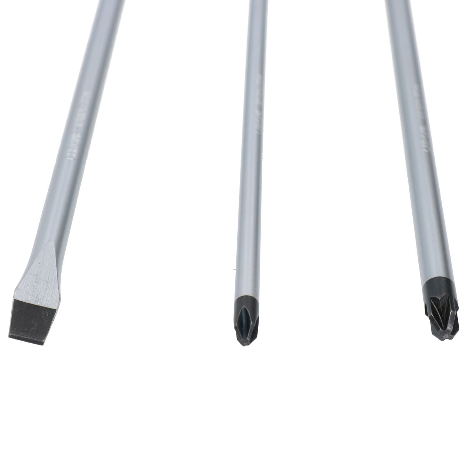 Jeu de tournevis extra longs 3 pièces 390 mm (plat / Pozi / Philips) par US Pro AT745