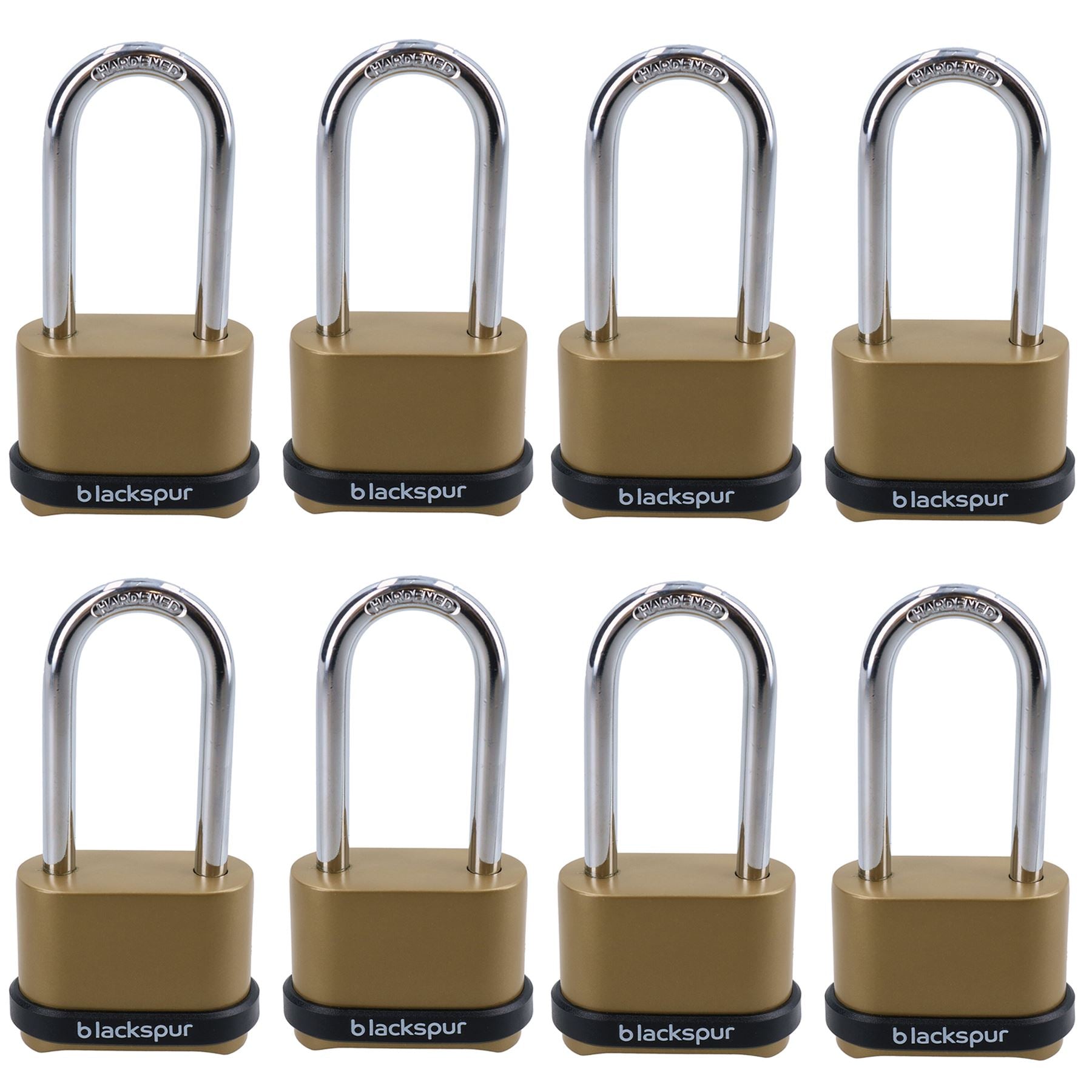 Cadenas à combinaison à anse longue renforcée à 4 chiffres avec verrou de sécurité sécurisé