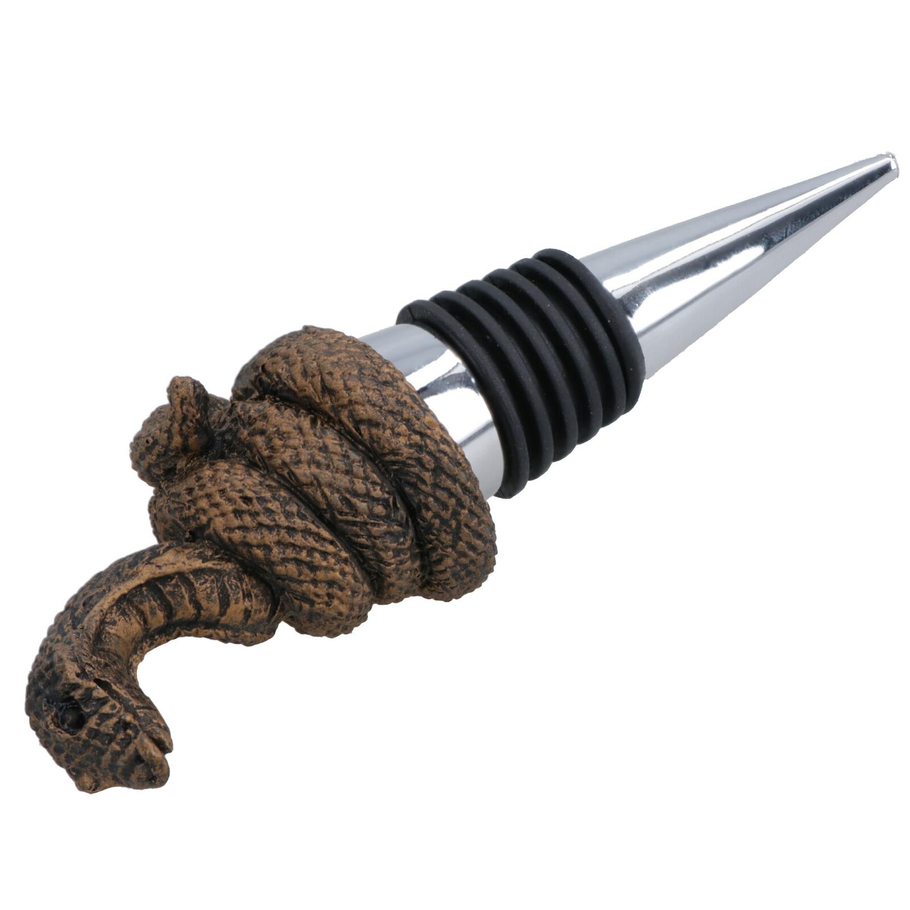 Snake Serpent Wine Bottle Stopper Topper Bung Cork Champagne Prosecco