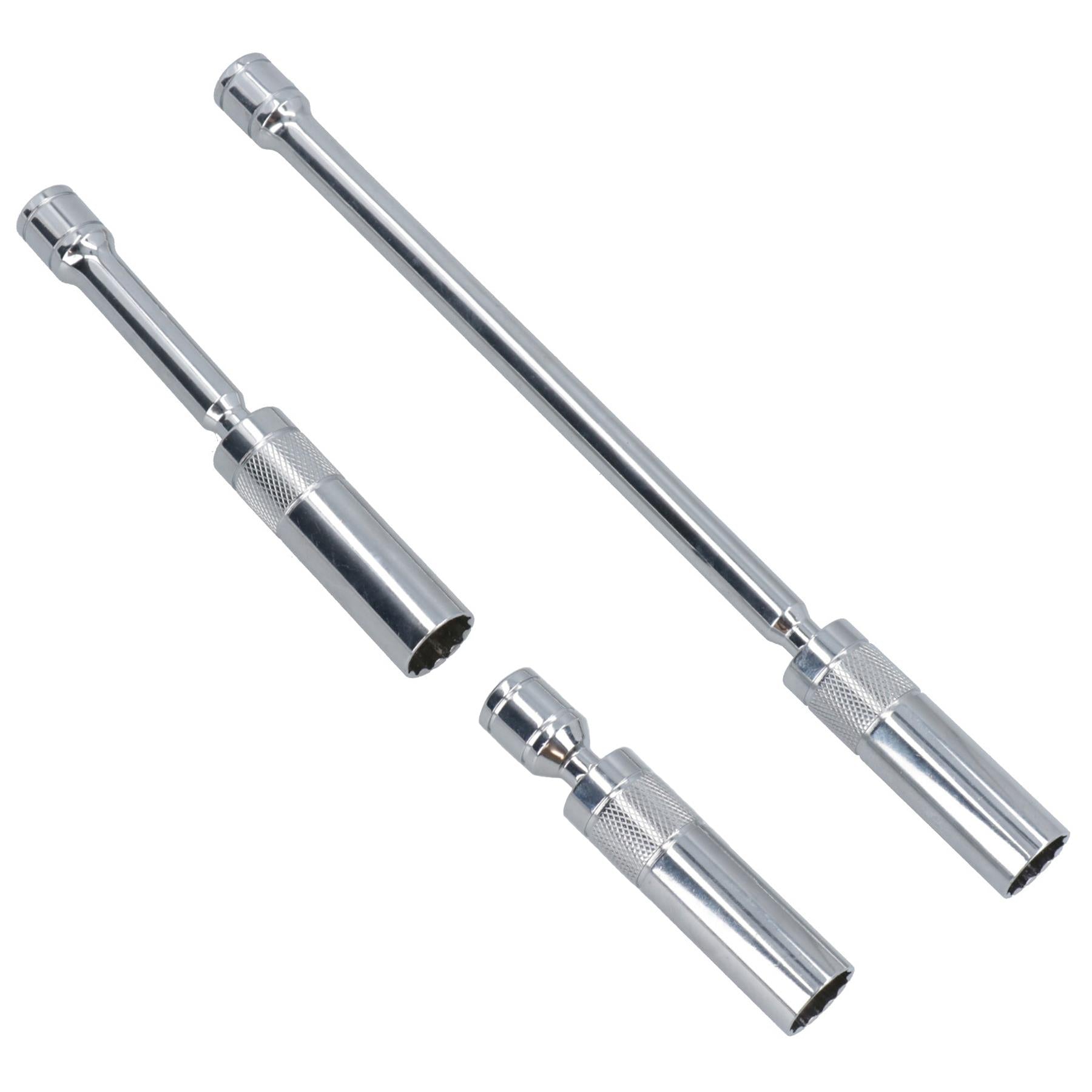 Douilles magnétiques à paroi mince de 16 mm avec pivot à 360 degrés, 3 pièces