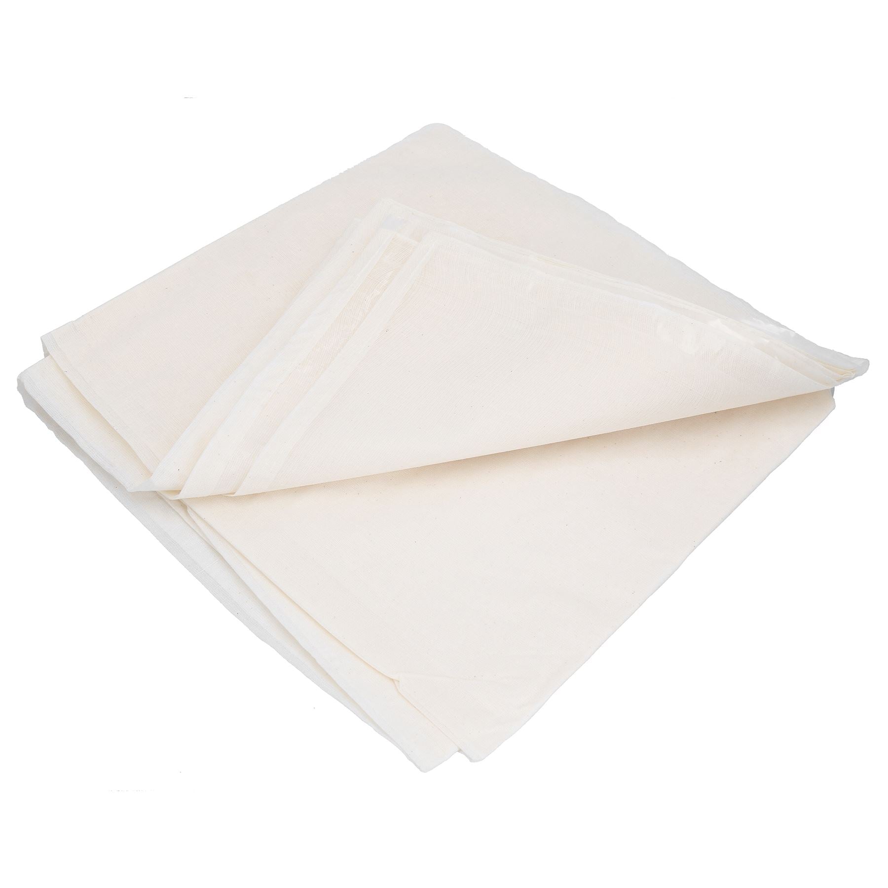 Cotton Dust Sheets Double Protection Polythene Backing Decorating 10 x 8 Feet