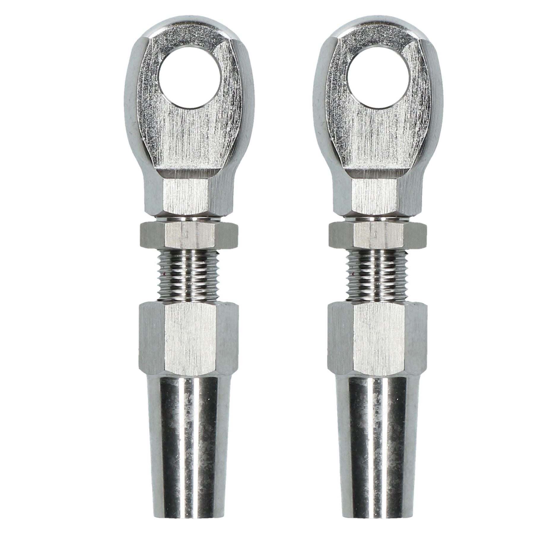 Raccord de câble métallique DIY Raccord d'extrémité de gréement sans emmanchement en acier inoxydable 316