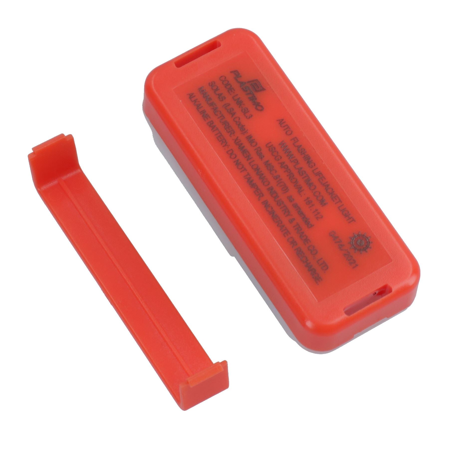 Lampe de poche stroboscopique à LED pour gilet de sauvetage automatique Plastimo SOLAS