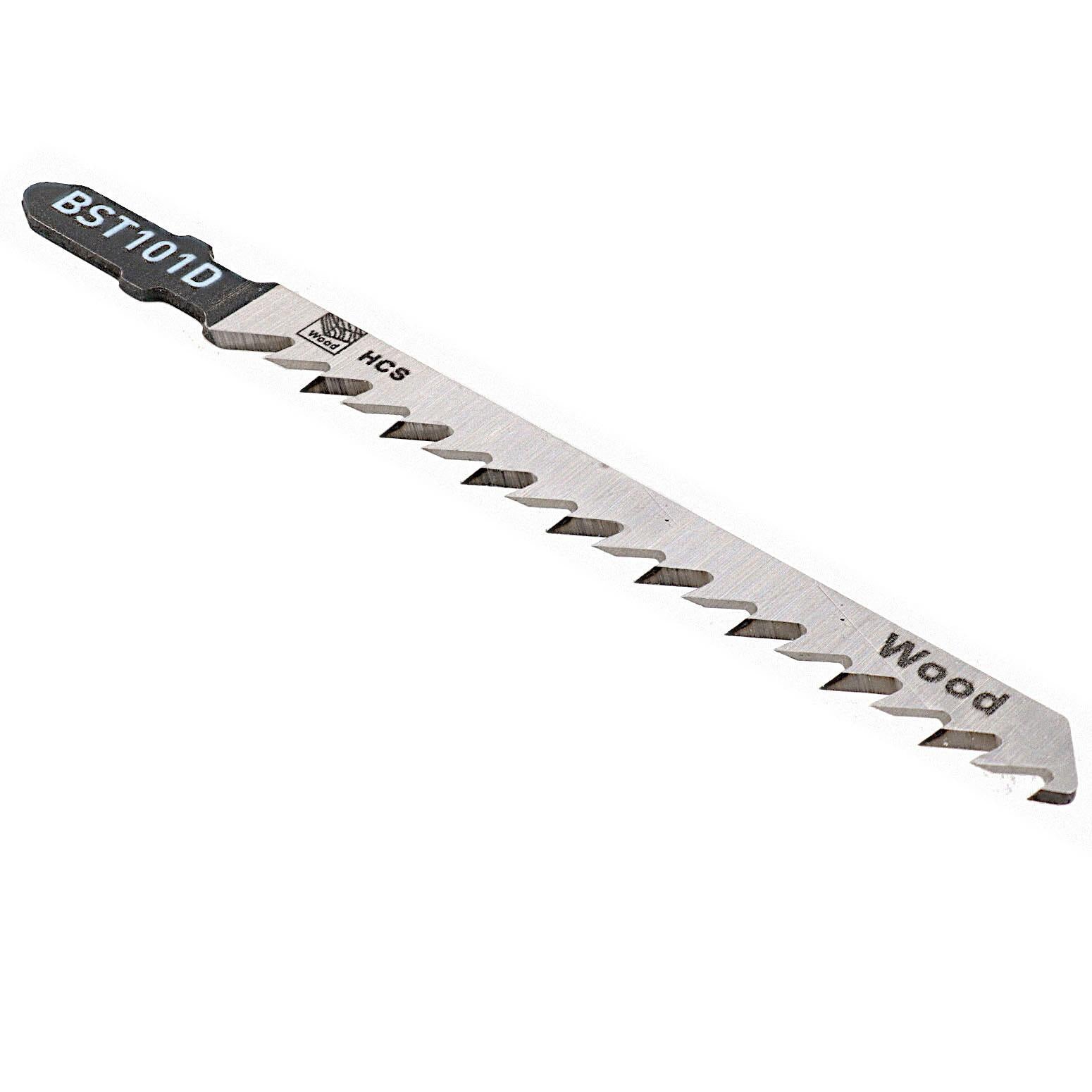 Lames de scie sauteuse 6 TPI avec tige en T pour couper le bois et le plastique de moins de 50 mm