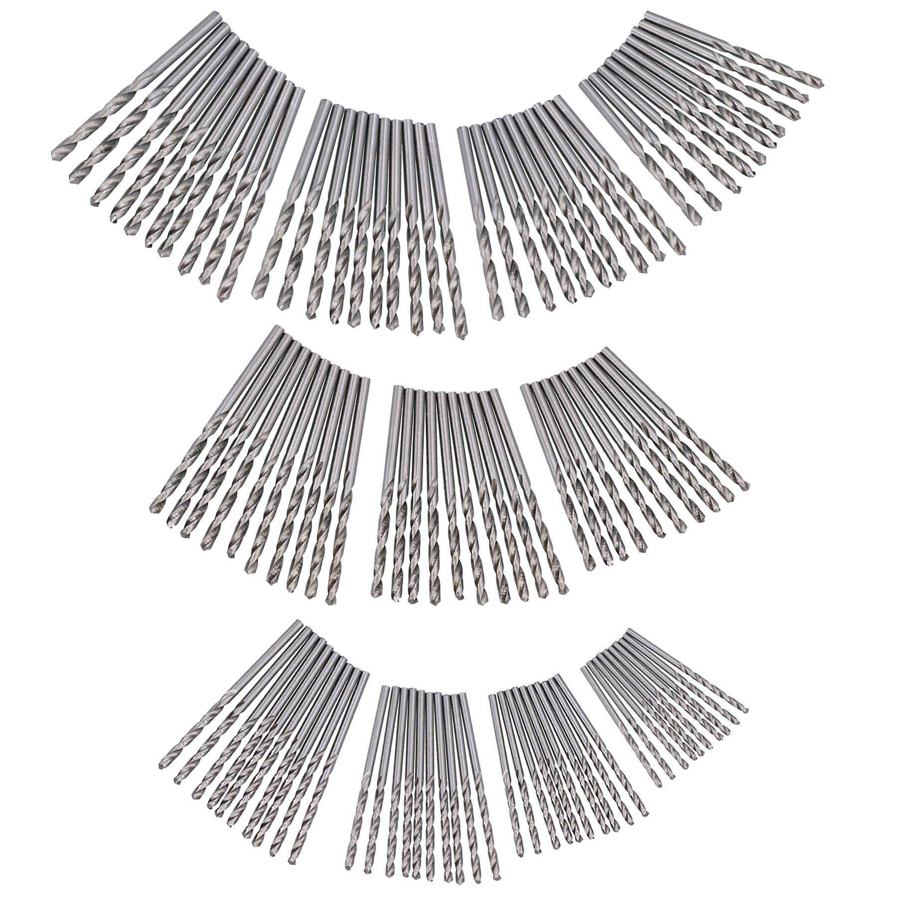 Metrische HSS-Bohrer für Metall, Holz, Kunststoff, Modellbau, Bohrer, 10er-Pack