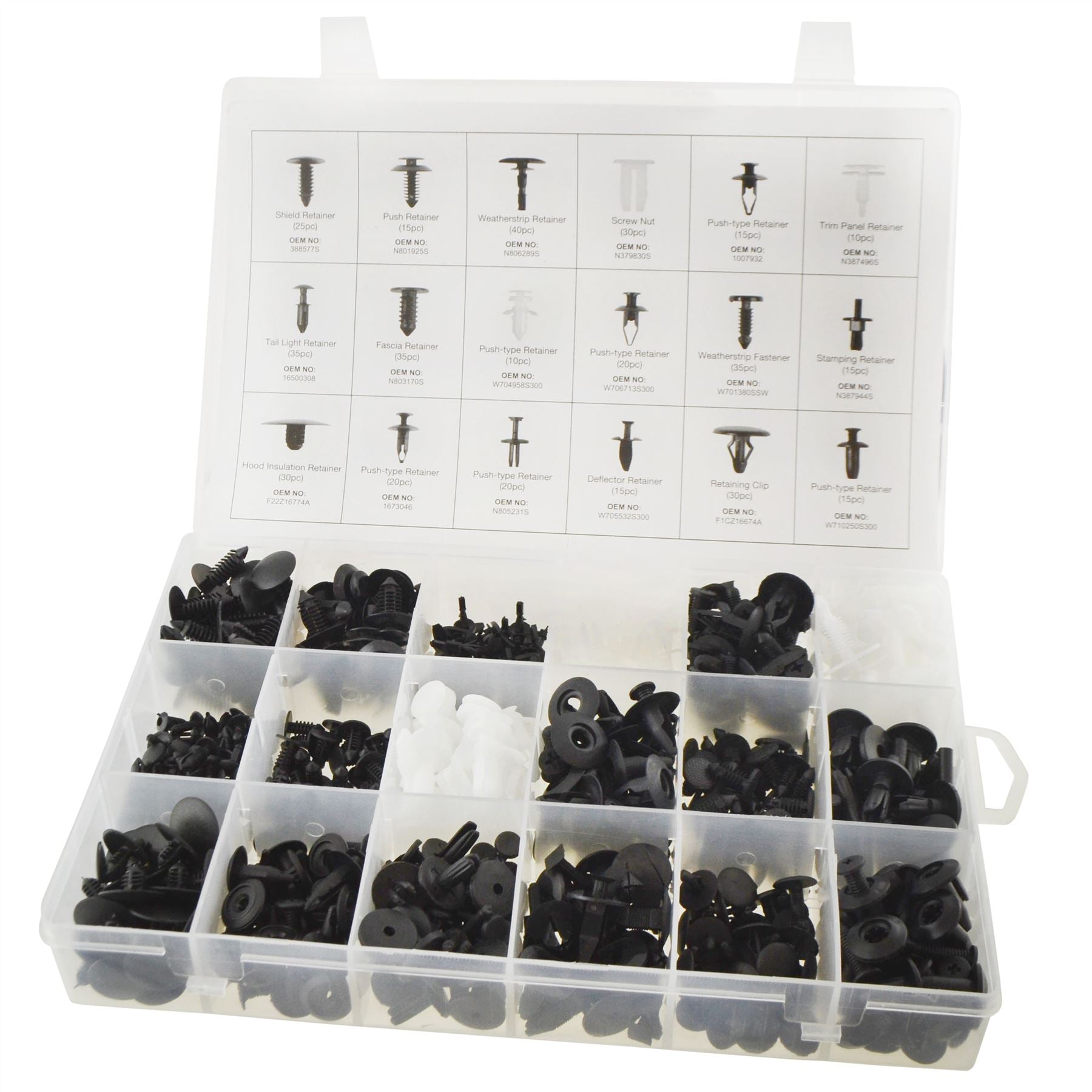 Ford Trim Clip Assortment Set Retaining Retainer Grommet Clips Fixings 415pc