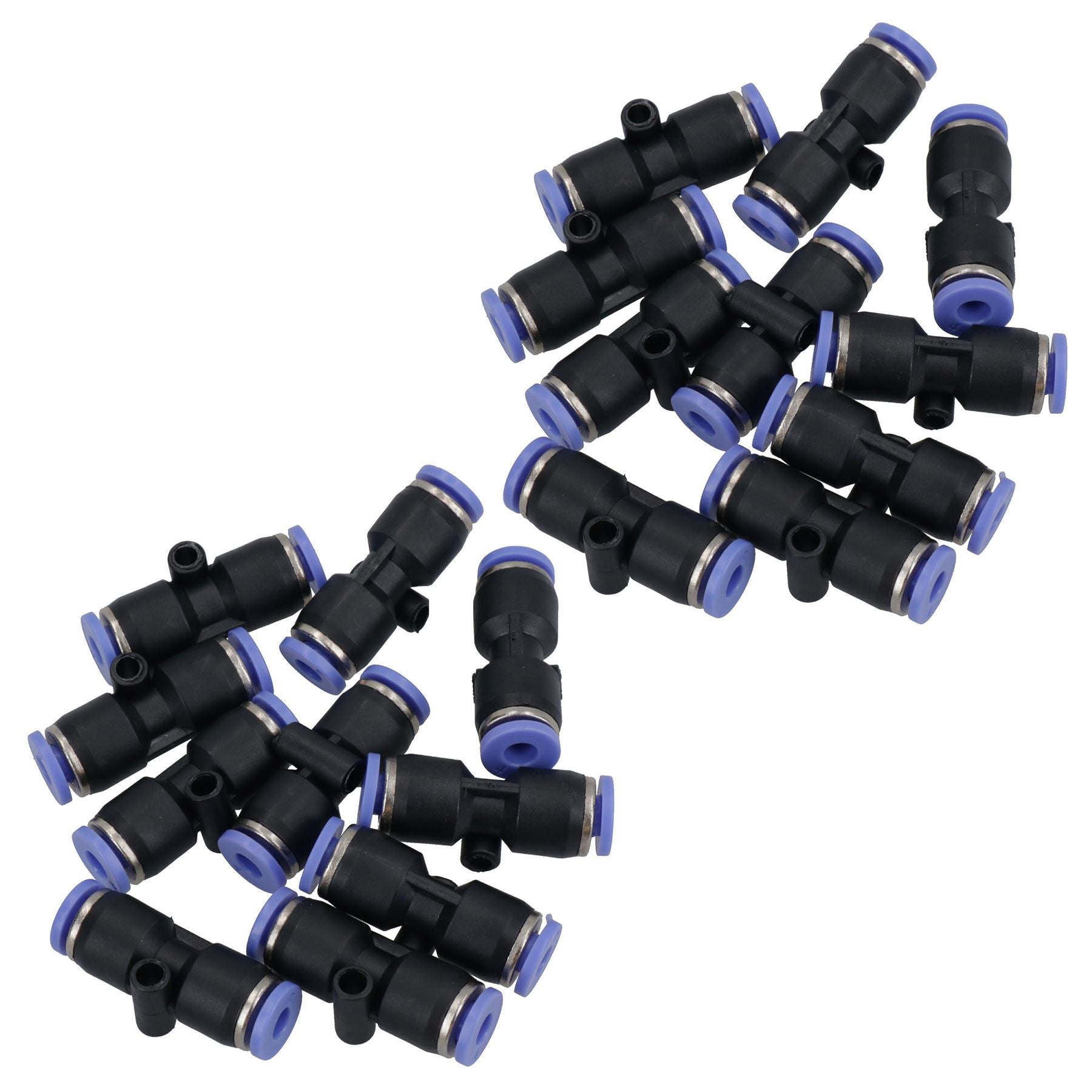 4mm (OD) Pneumatische Luft Gerade Schlauch Rohr Rohr Inline Push-Anschluss Airline