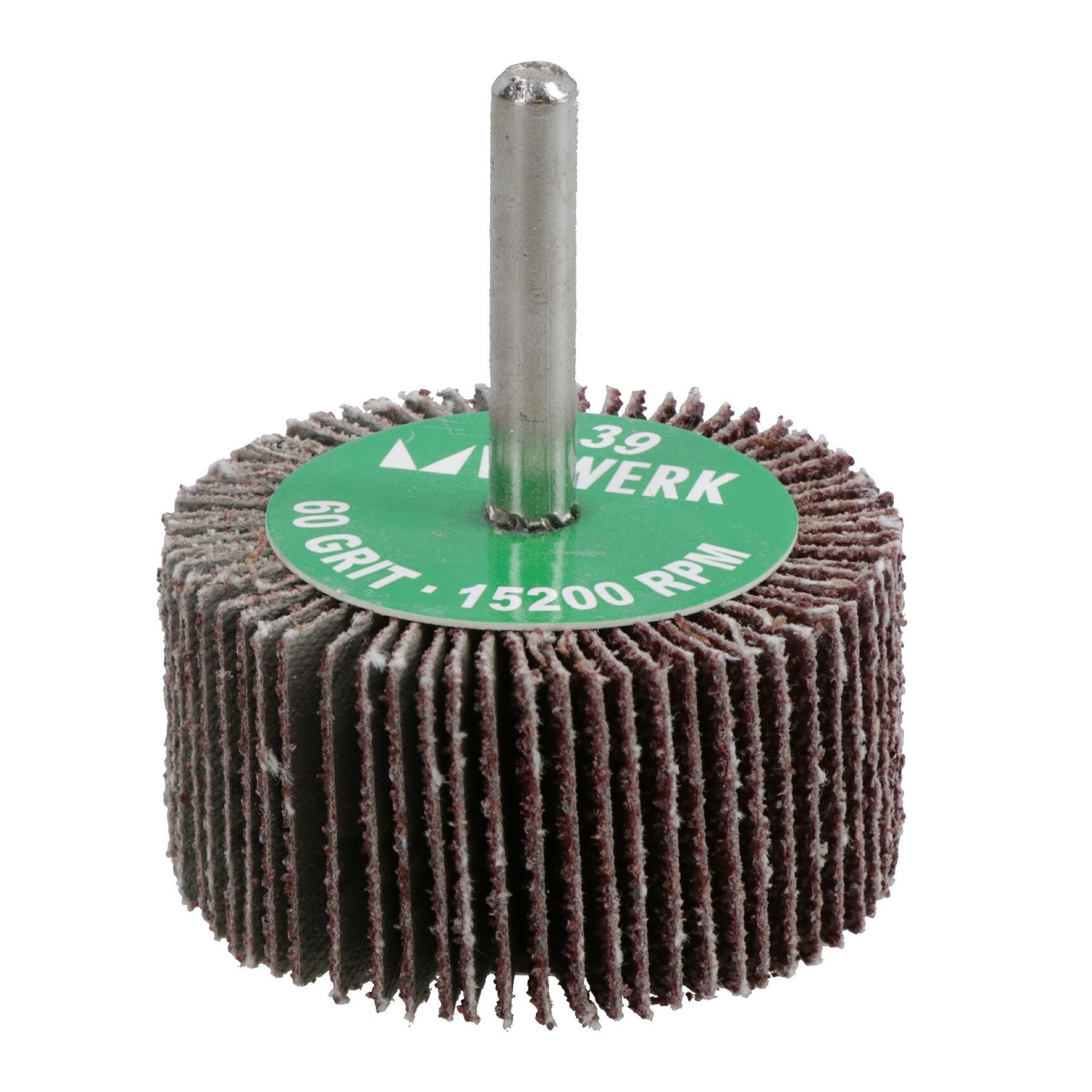 60 Grit 50mm Flap Wheel Disc Abrasive Sanding Pads For Drills Grinders 6mm Shank