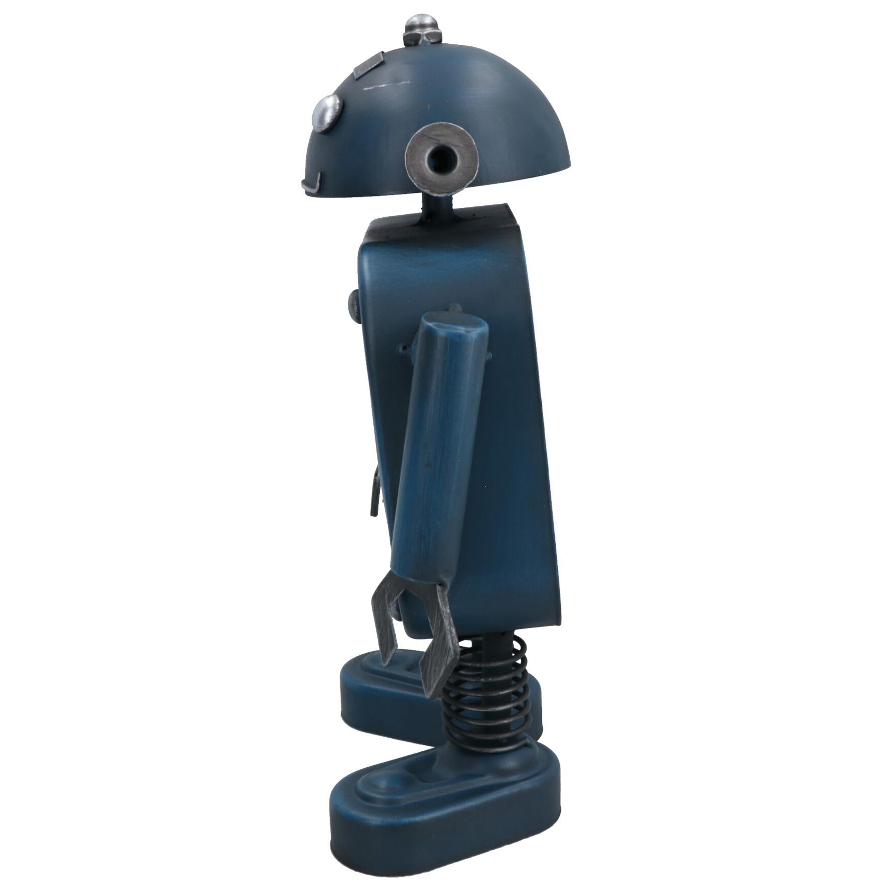 Robot Clock Industrial Style Mantel Retro Desk Home House Decor Gift Metal