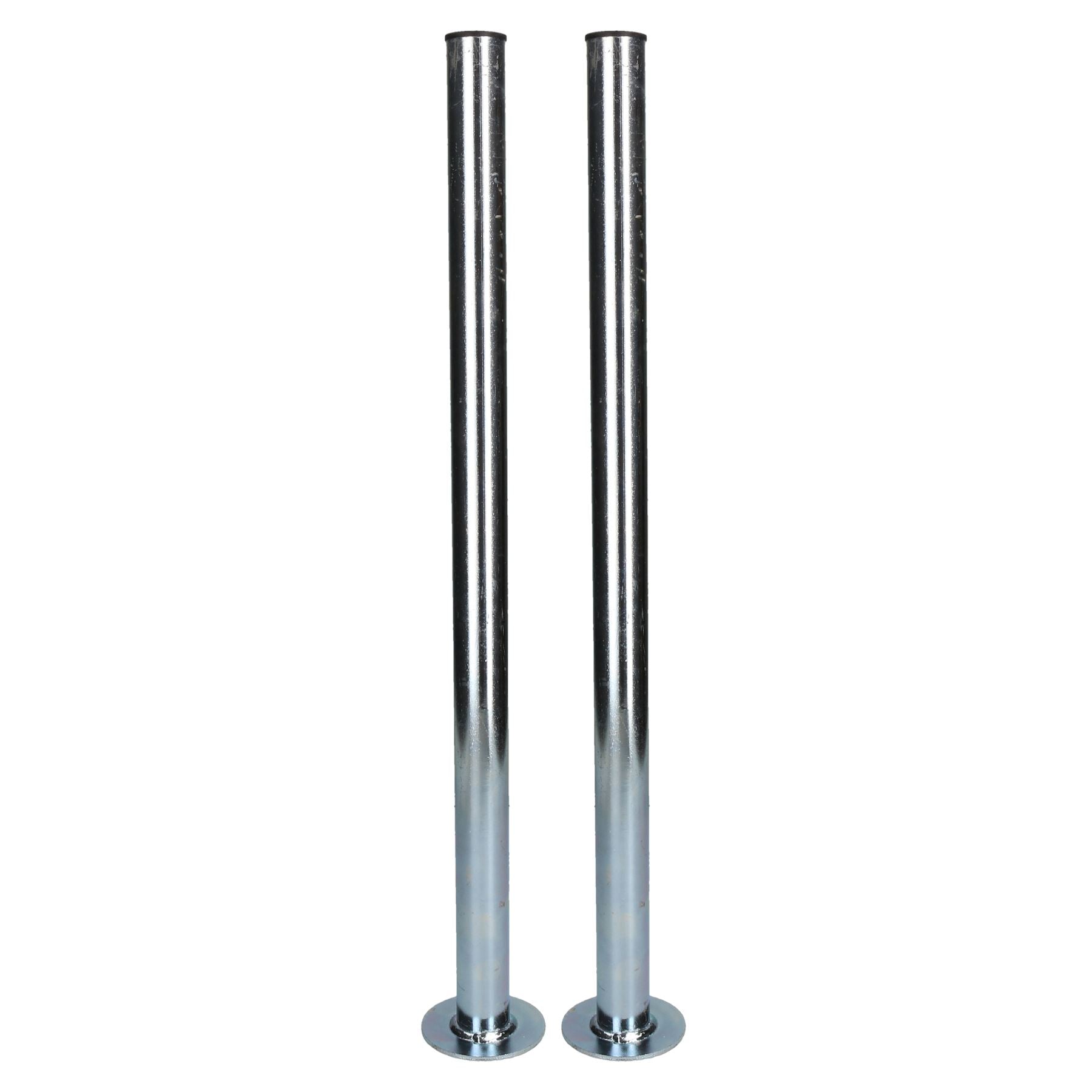 Lot de 2 béquilles de 34 mm de long pour béquille de remorque de 600 mm de long