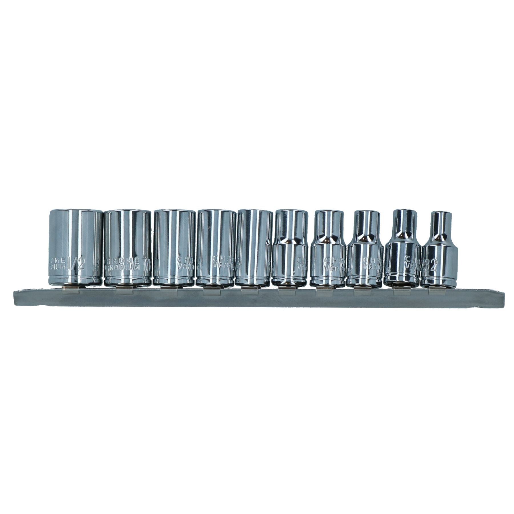 Douilles peu profondes AF 1/4" impériales/SAE, lot de 10 pièces TE073