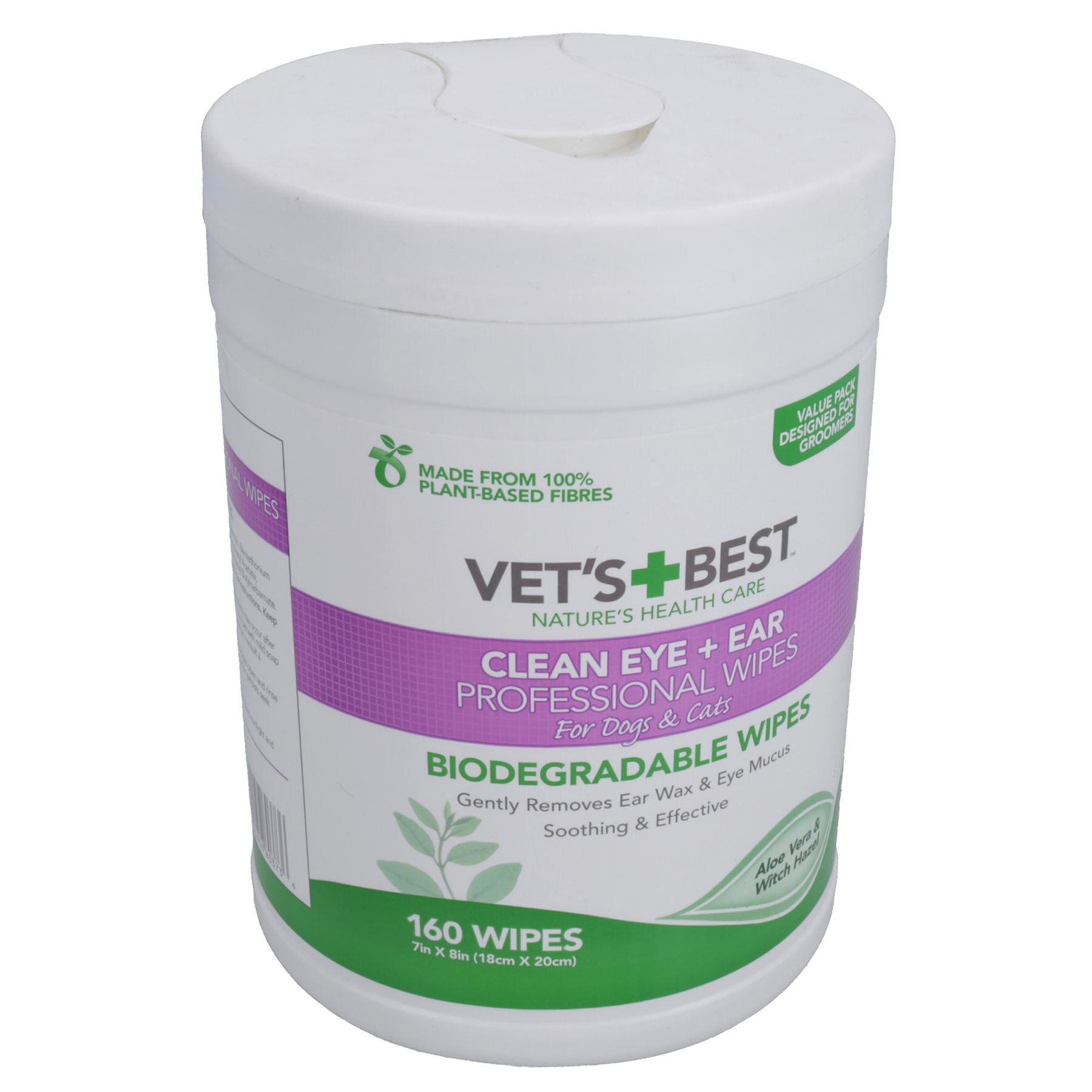 160PK Natural Dog Cat Puppy Pet Ear & Eye Cleaning Wipes Dog Hygiene