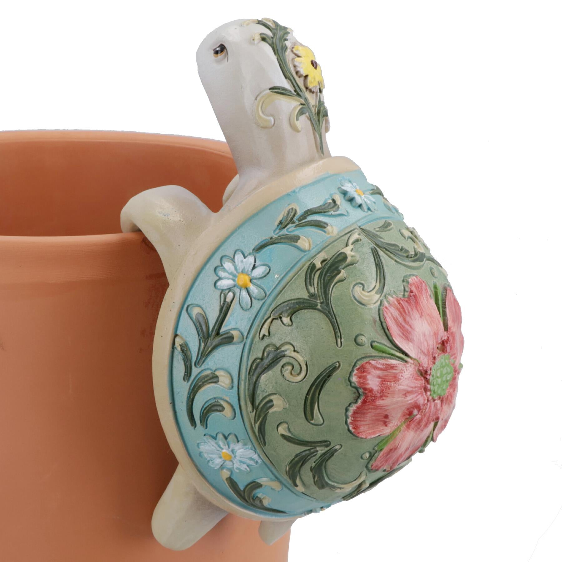 Hedgehog Rabbit Turtle & Snail Plant Pot Hanger Garden Ornament Statue Vase