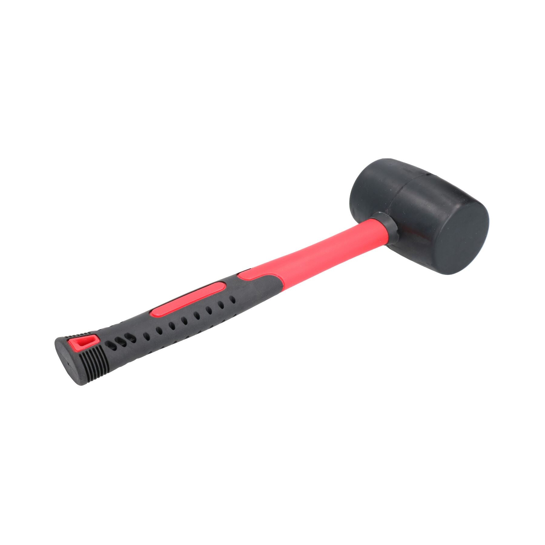 16oz Black Rubber Mallet 70% Fibreglass Handle Hammer Non Marking TE923