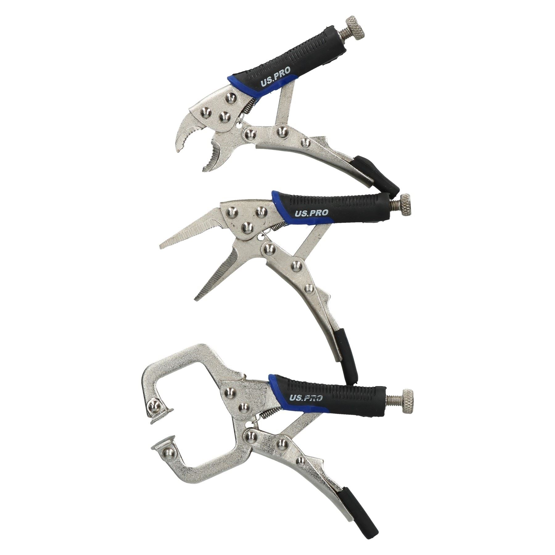 3 stück Mini Schweißen Clamp Zangen Schnelle Quick Release Verschluss C Klemme Lange Nase