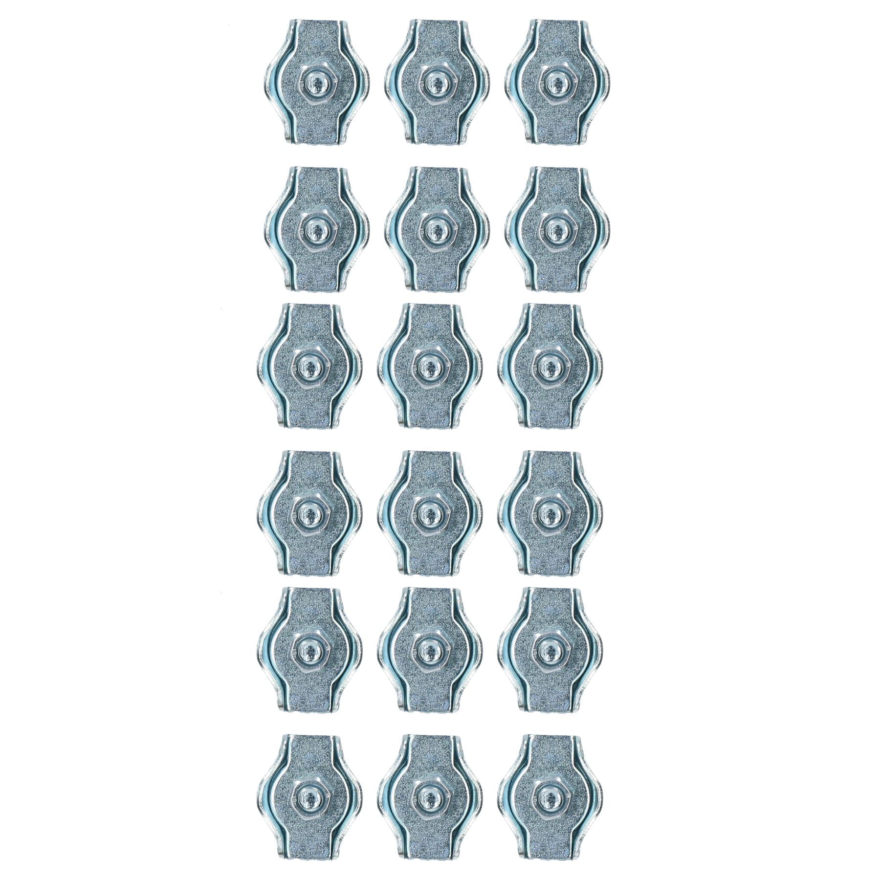 Serre-câbles Simplex 4 mm/6 mm avec poignée en boucle de câble plaqué zinc