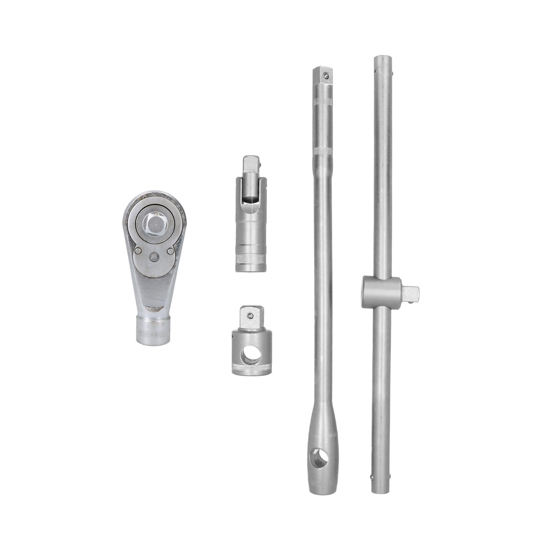 3/4" and 1" Ratchet Kit with Sliding T-Bar Adaptor Extension Universal Joint  HGV Truck Van