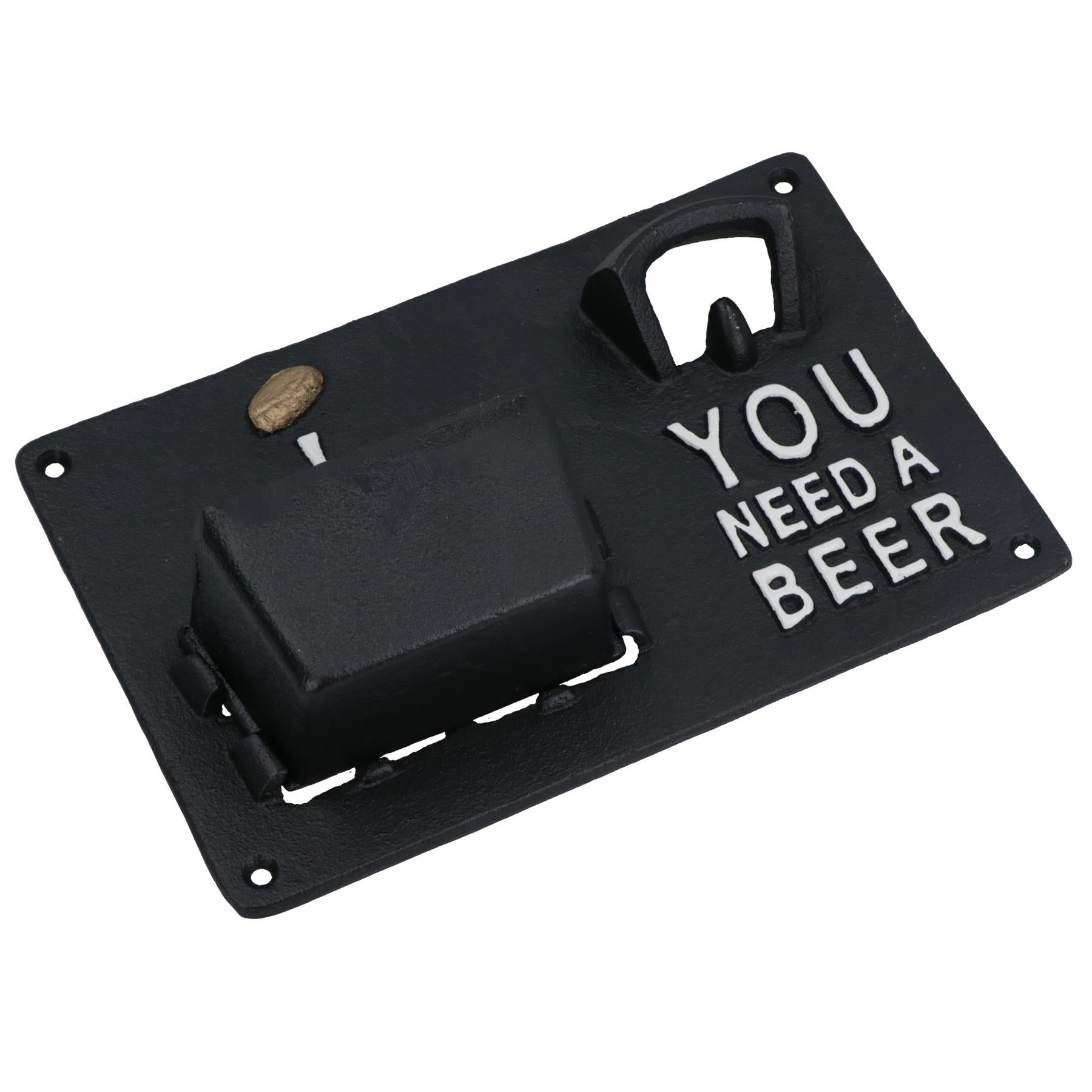 You Need A Beer Bottle Opener Beer Cast Iron Sign Gift Garage Door Shed Bar