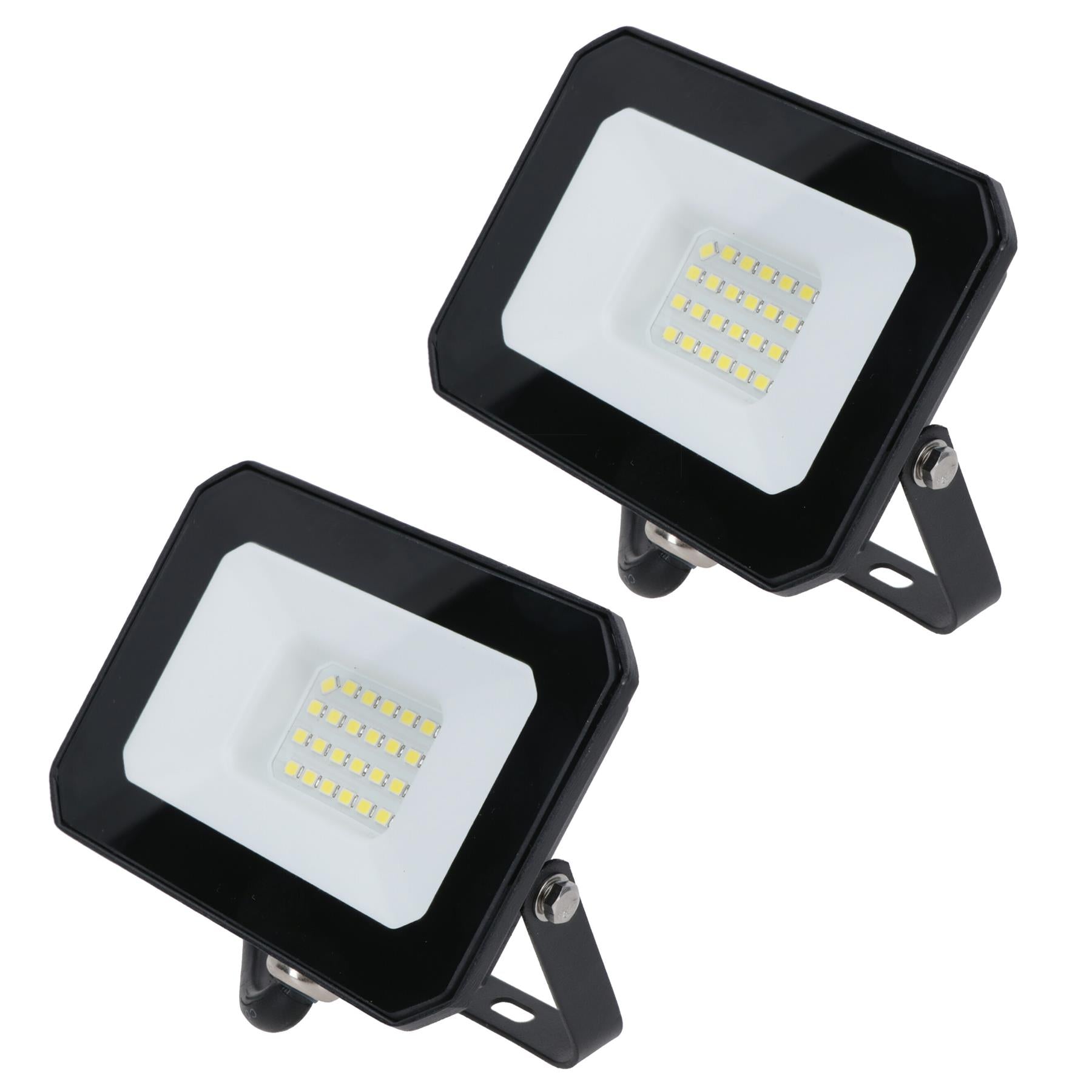 20 Watt LED Mini Floodlight Garden Lighting 1600 Lumens IP65 + Bracket