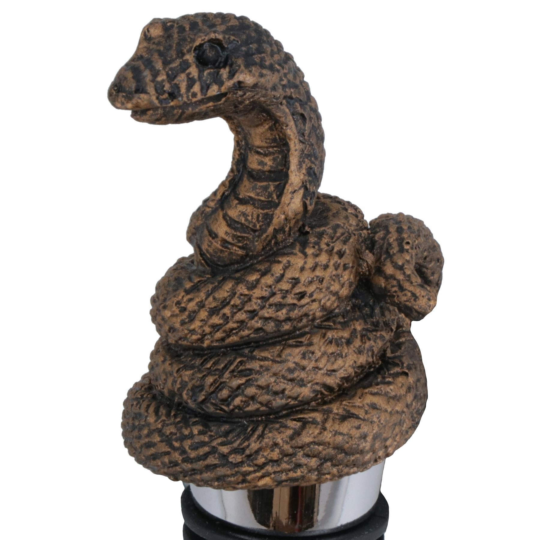 Snake Serpent Wine Bottle Stopper Topper Bung Cork Champagne Prosecco