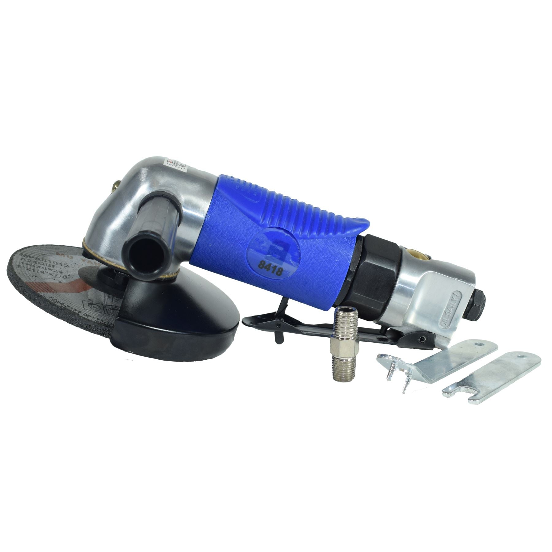 Meuleuse d'angle pneumatique 5" 125 mm, coupe-meulage 10 000 tr/min et disque Bergen