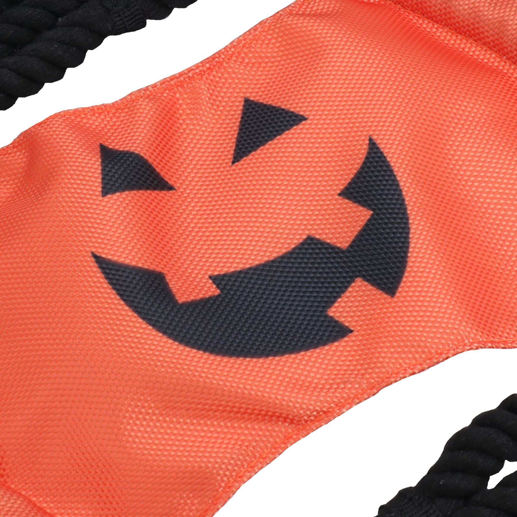 Hundewelpen Kleines Halloween-Geschenk Nylonseil Kürbisseil Frisbee Spielspielzeug