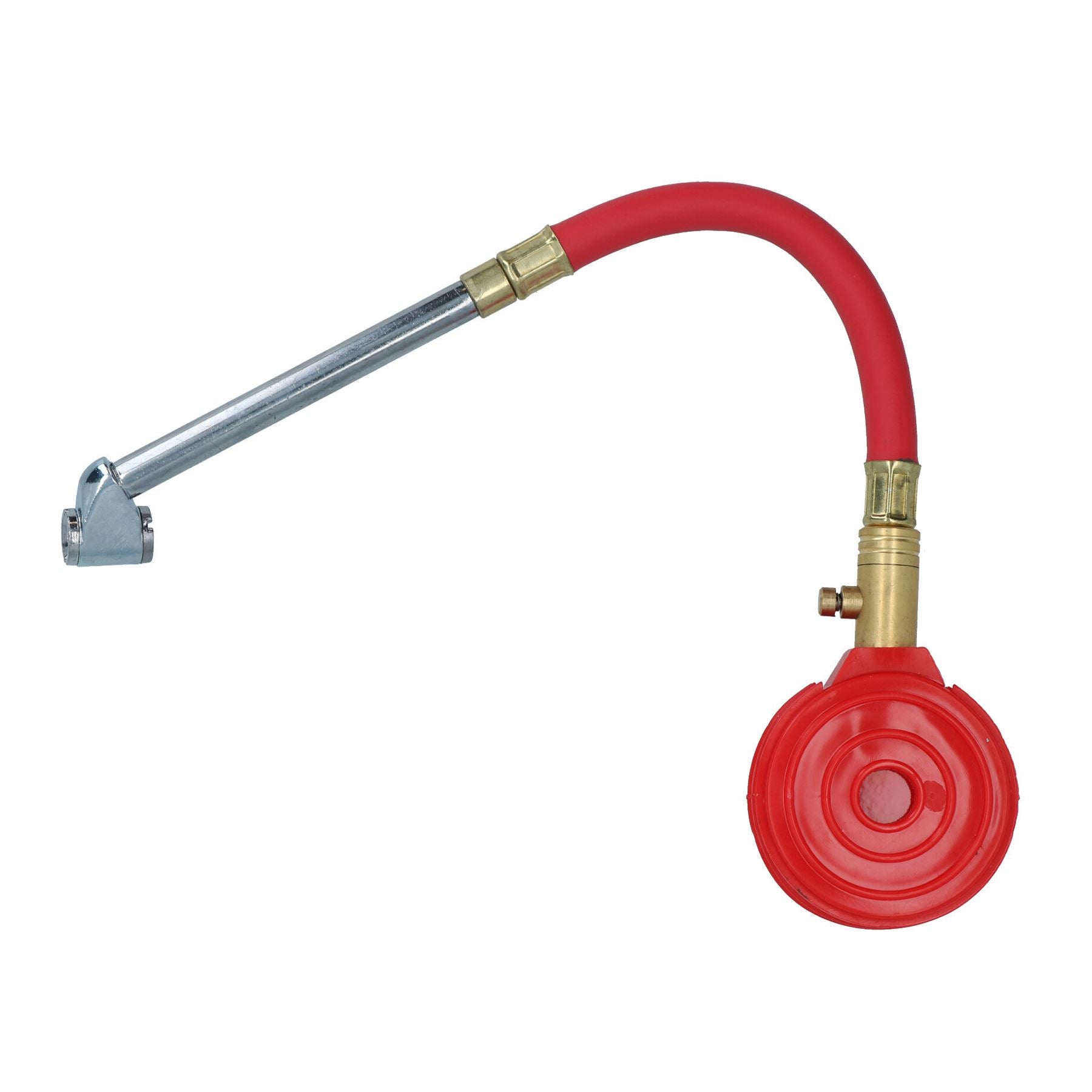 Tyre Pressure Gauge With Flexible Hose And Air Release Valve 5 - 70 PSI AT687