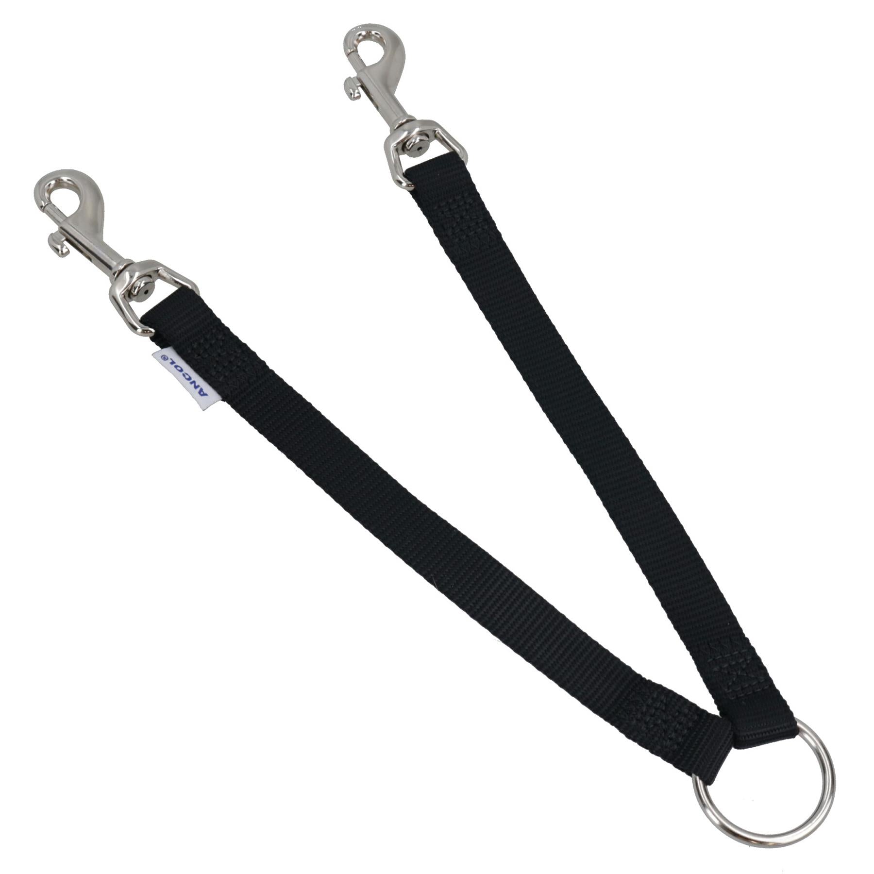 Nylon Koppler Doppel Blei Spaziergang 2 Hunde Leine Adapter Twin Walking Stecker