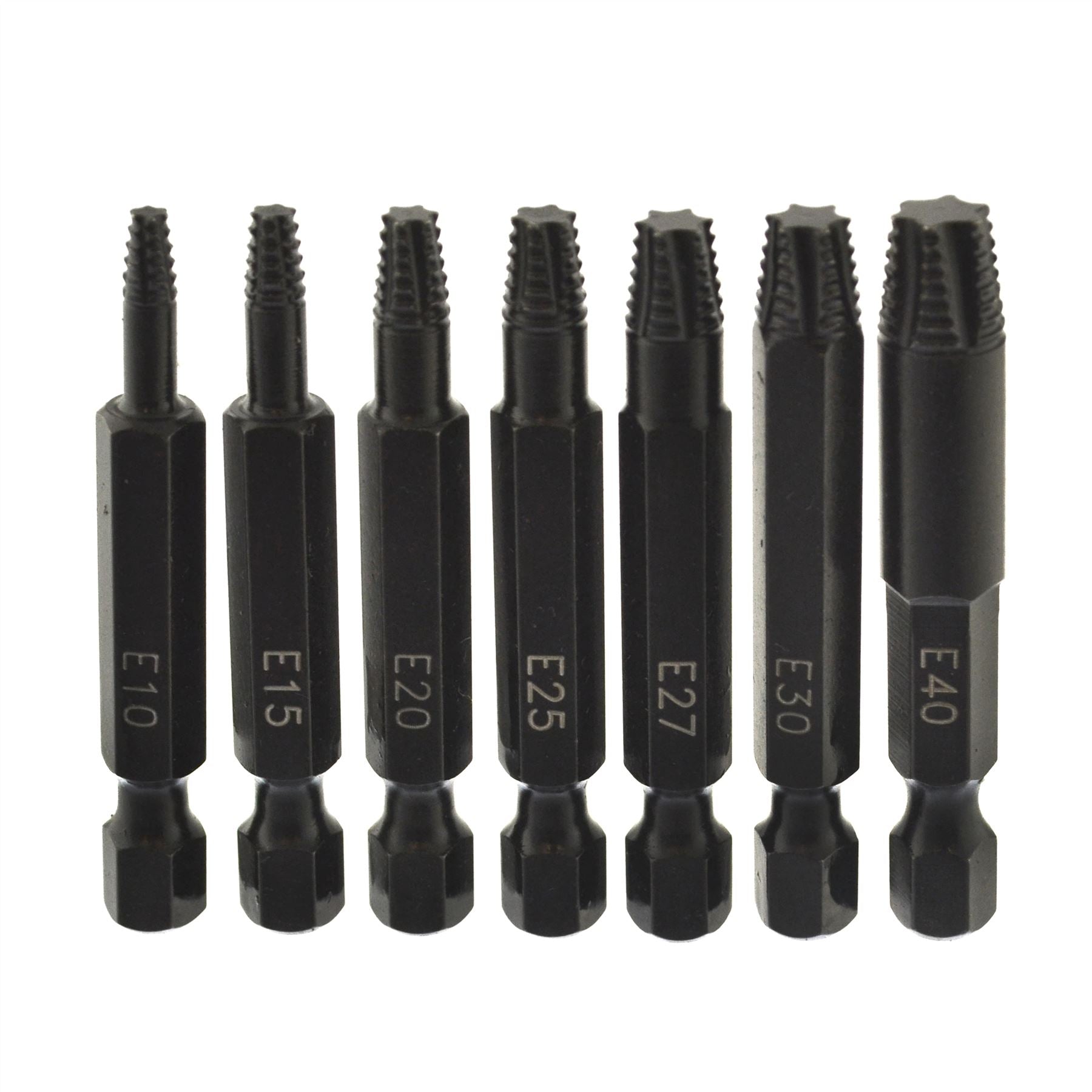 Kit d'extraction pour embouts ronds rouillés Torx T10 - T40 LSR22