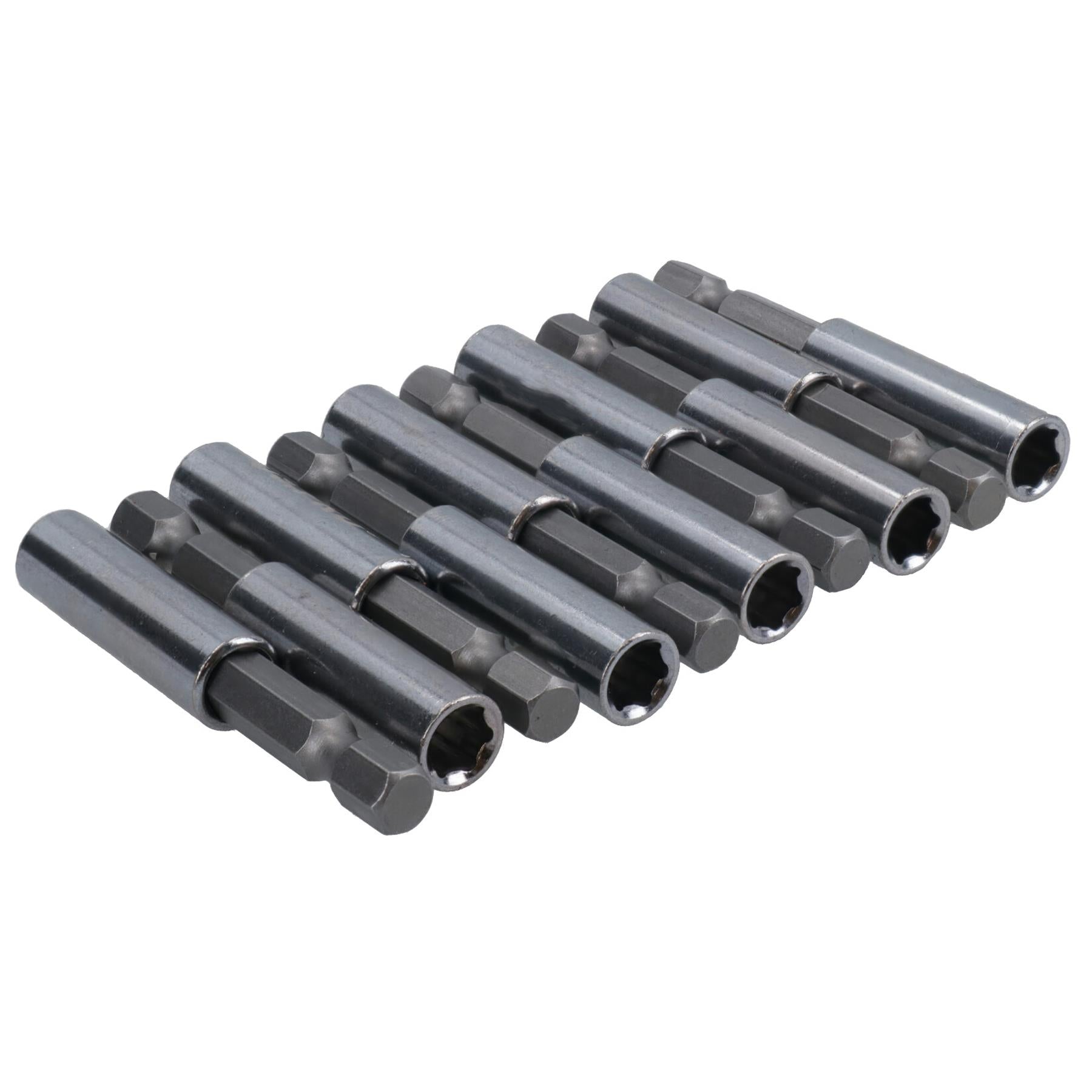 Magnetische Schraubendreher-Bithalter, Verlängerungsschraubendreher, 1/4 Zoll Sechskantschaft, 10er-Pack