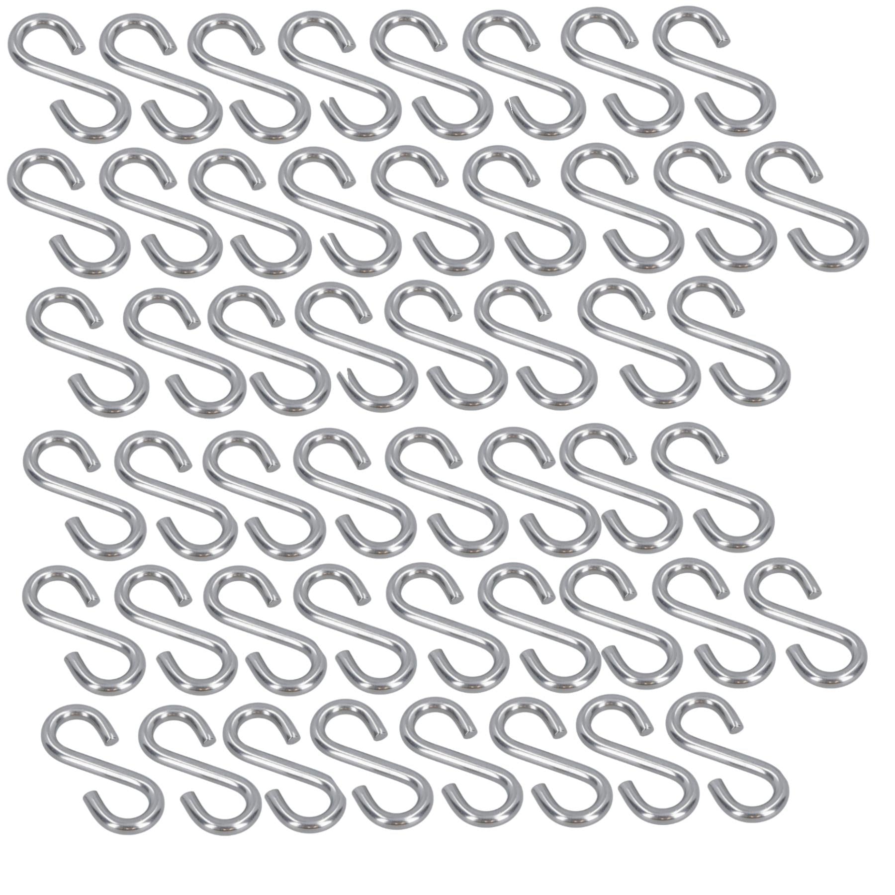 S Hook Hanging 3mm Stainless Steel Marine Grade Kitchen Pan Hanger Clothing