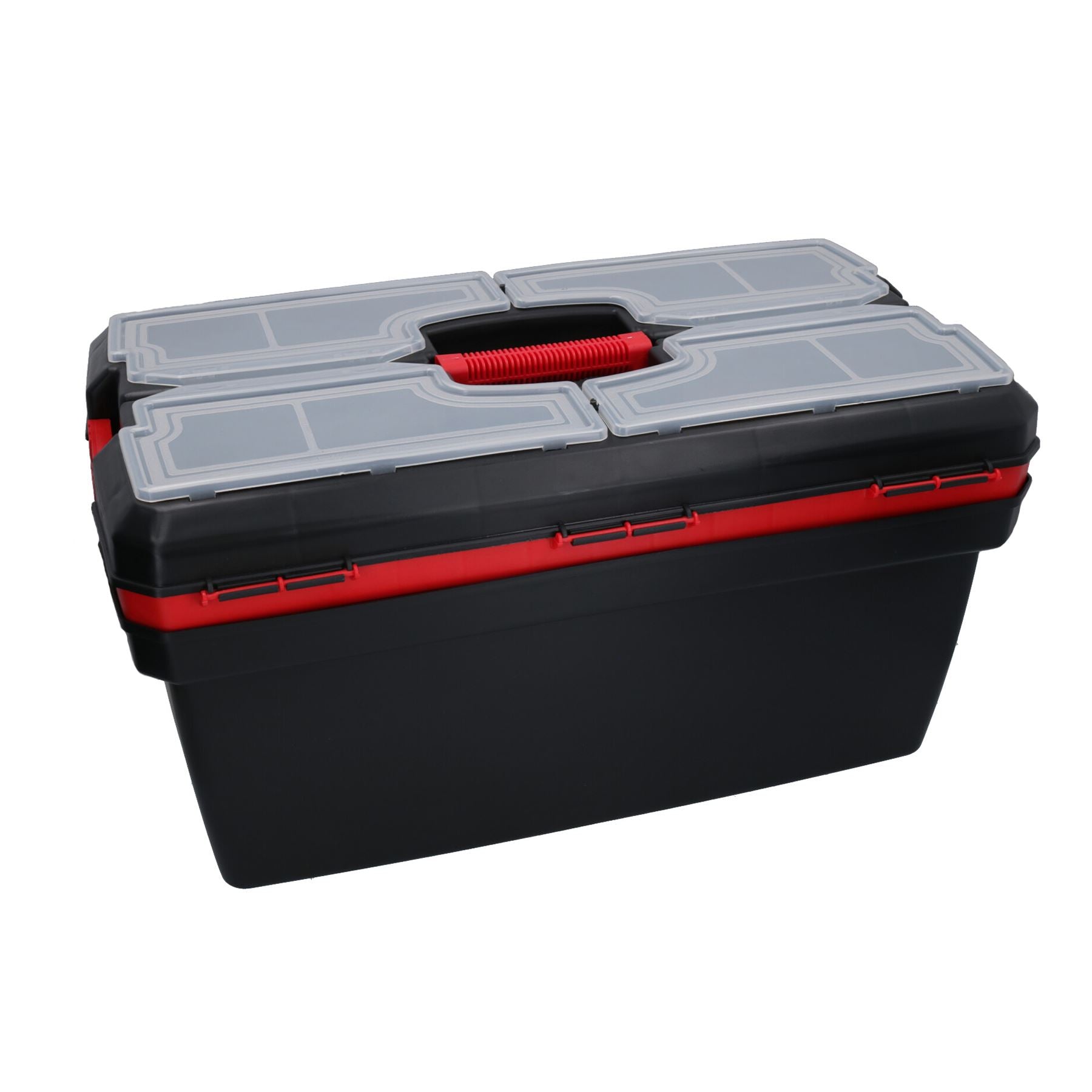 24" großer Maestro Werkzeugkasten Tragetasche Aufbewahrungsbox mit Griff + Fächern