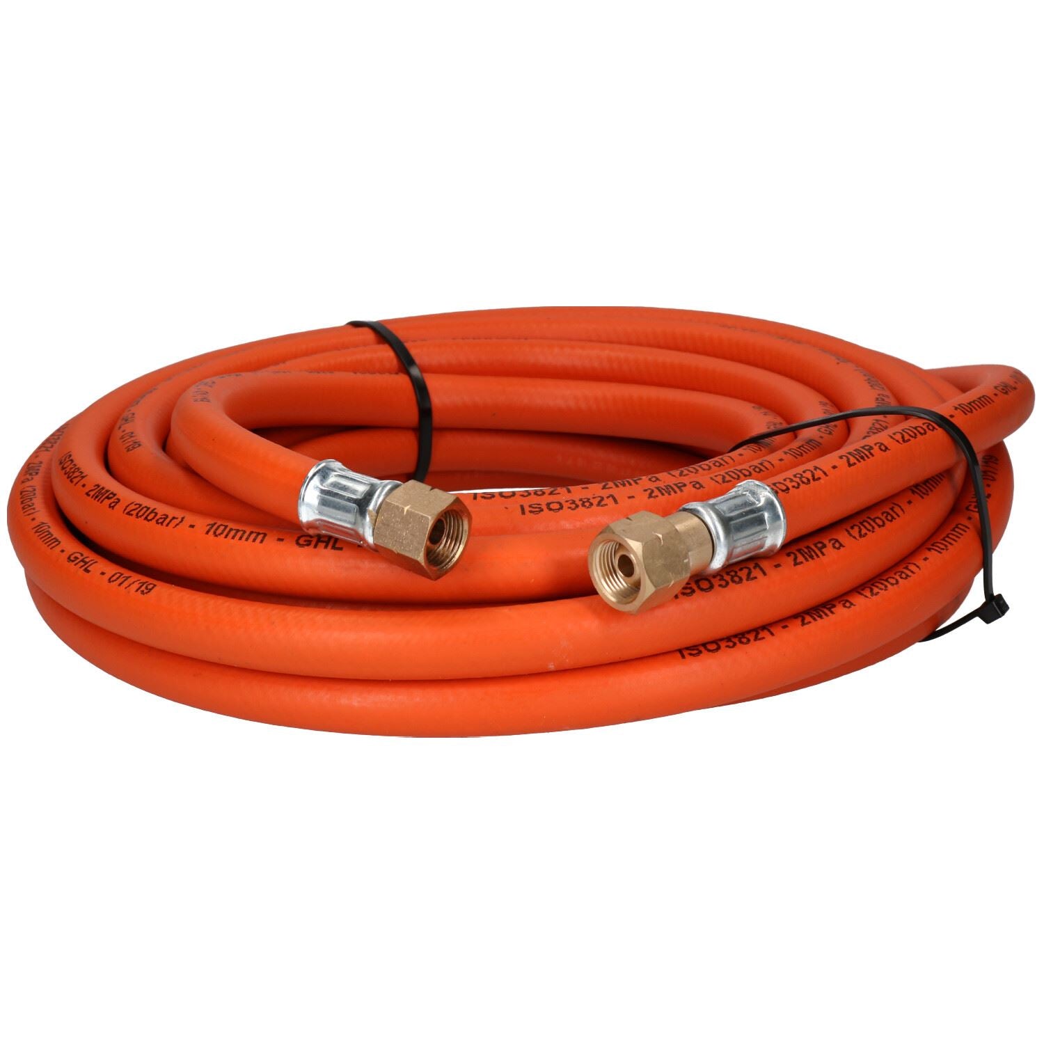 Tuyau en caoutchouc pour propane simple, coupe et soudage de tuyaux à gaz 10 m 3/8" BSP