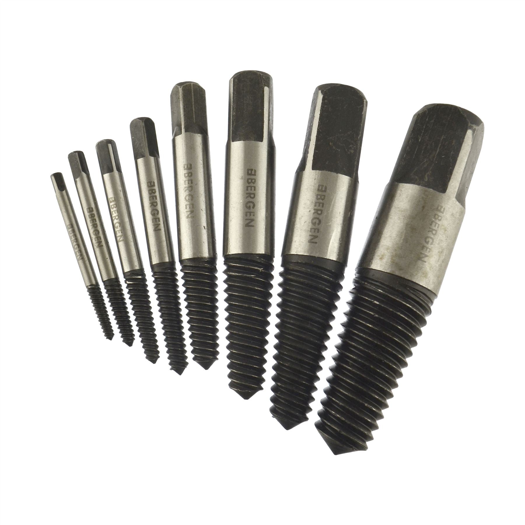 Kit d'extraction de vis à goujon pour boulons rouillés et grippés, métriques, 8 pièces