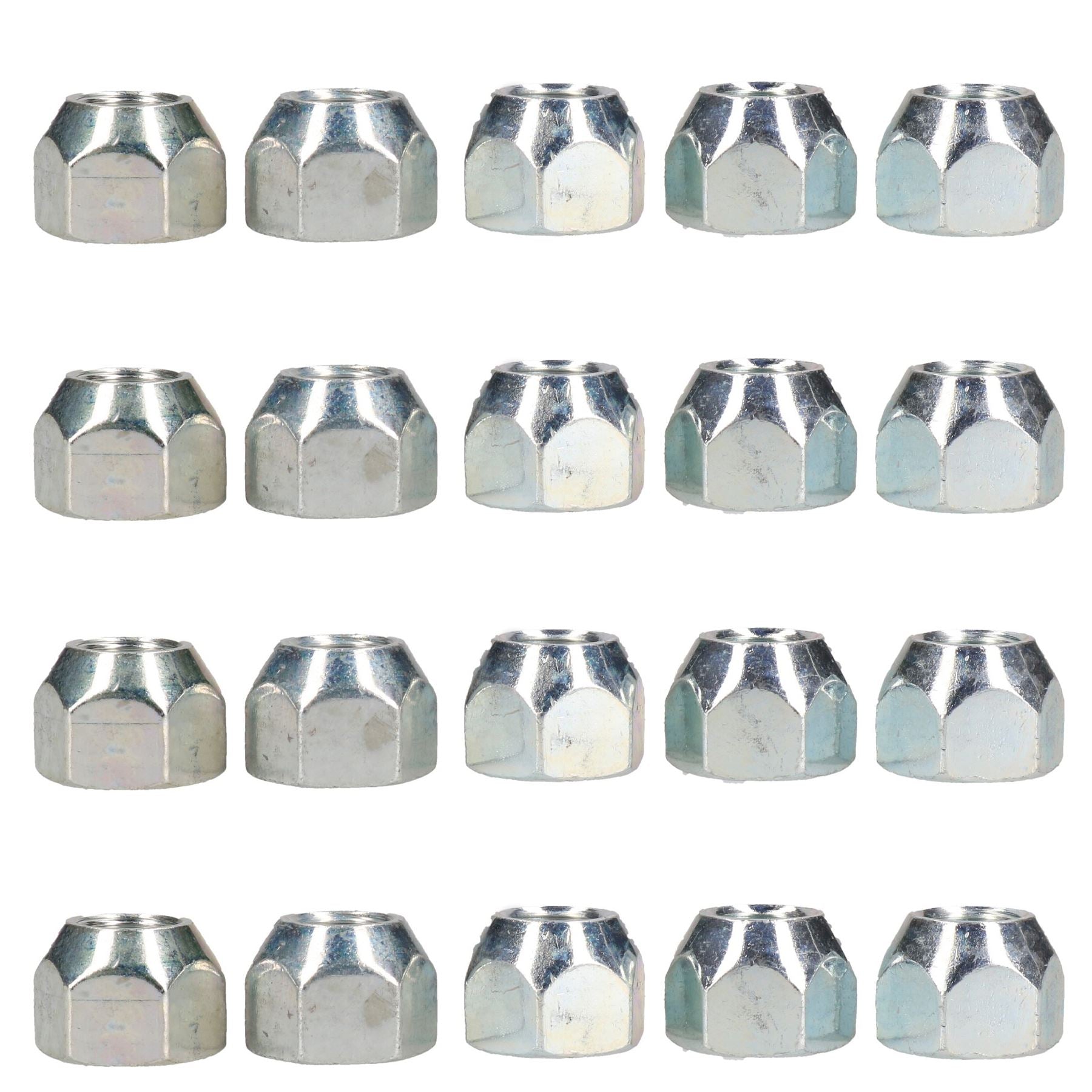 7/16" UNF Conical Wheel Nuts Pack of 20 for Trailer Caravan Suspension Hubs