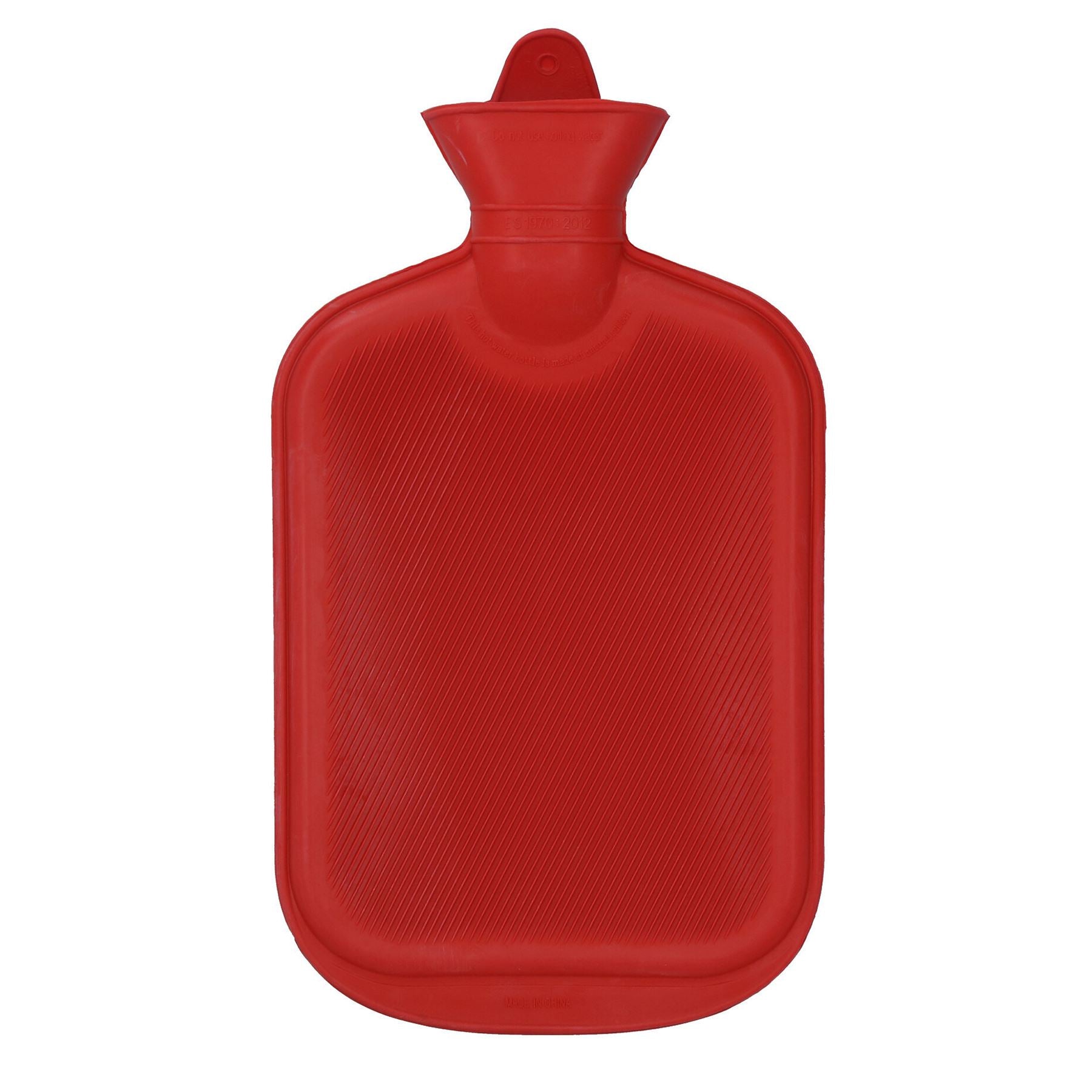 2 Litre Hot Water Bottle with Polyester Fleece Cover Cosy Revitalize Therapy