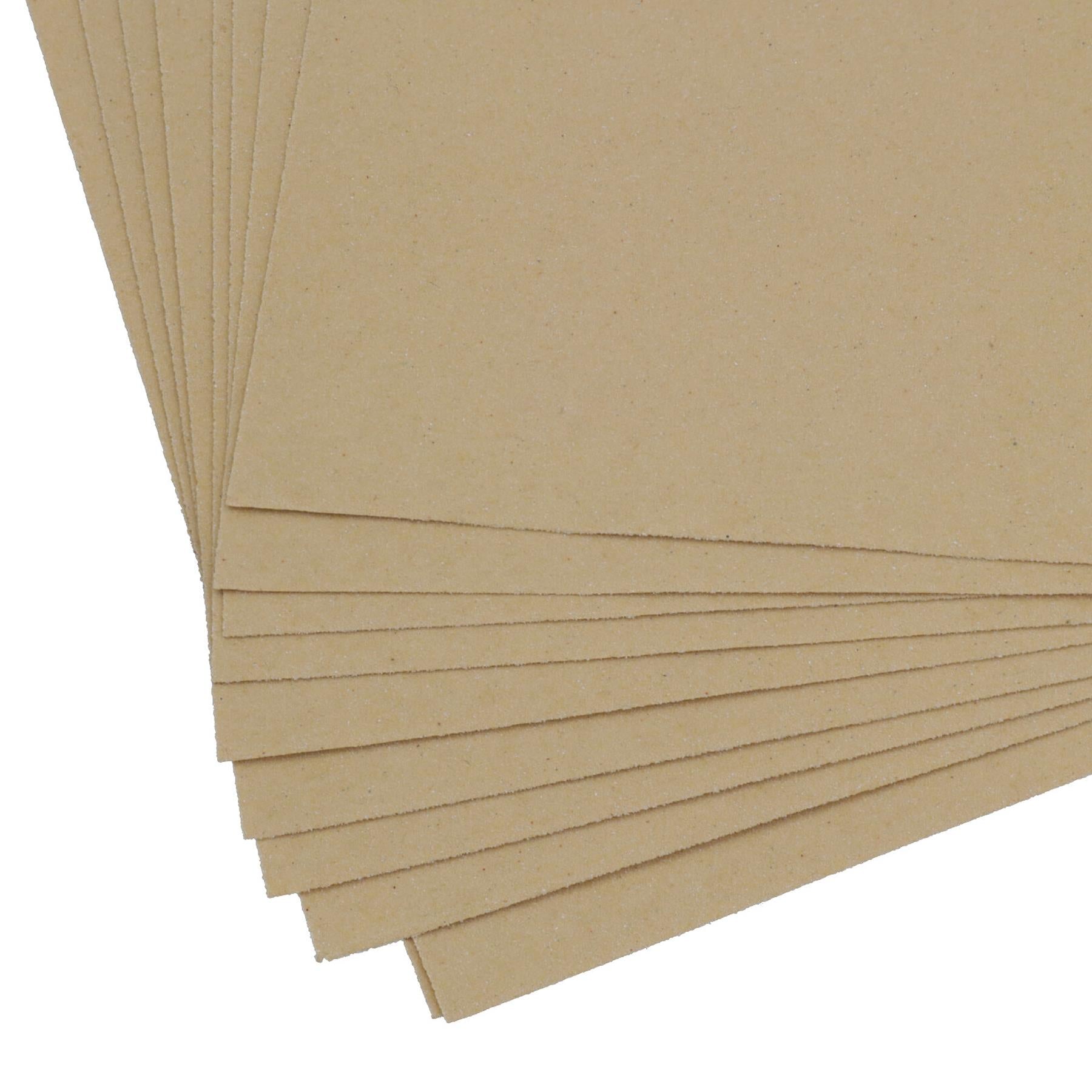 20pc verschiedene Schleifpapier Schleifblätter für Metall Holz Kunststoff grob 60 Grit