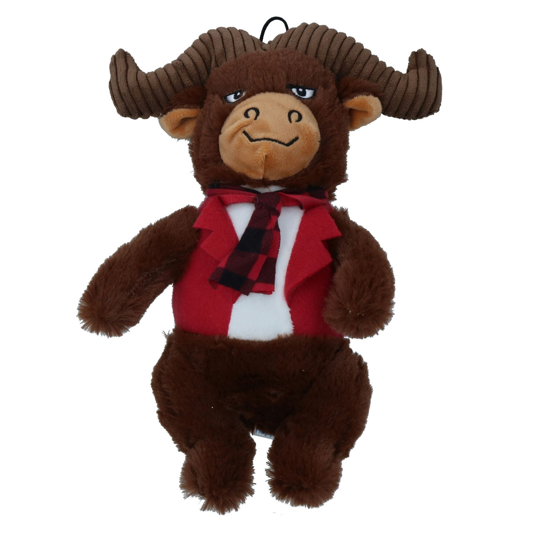 Plüsch Dandy Dudes Buffalo Hund Welpe Spielzeit Stofftier mit Quietscher