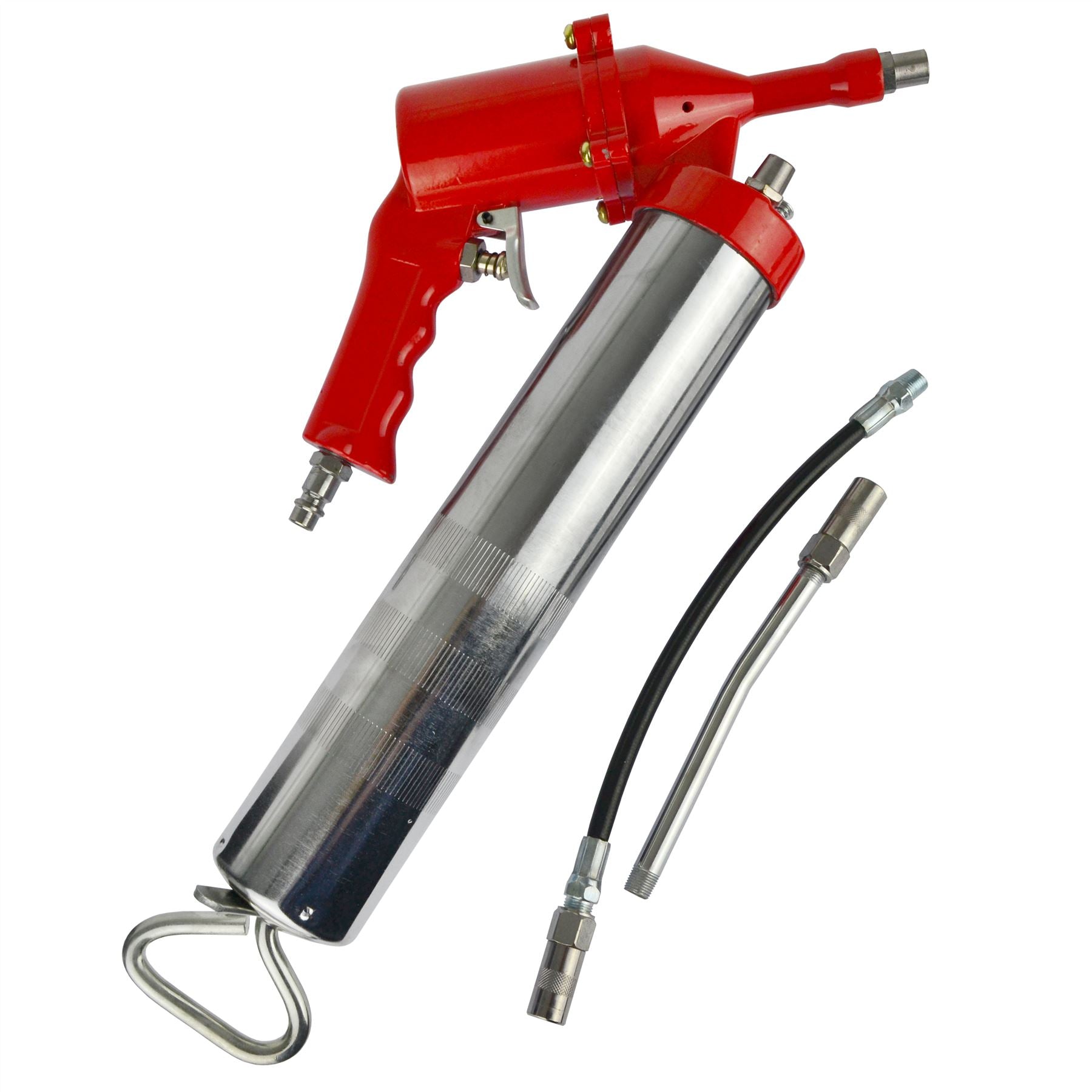fahrradpumpen verlängerung 14oz Luftfettpresse Pumpe mit starrer und flexibler Verlängerung Schmi – AB Tools Online