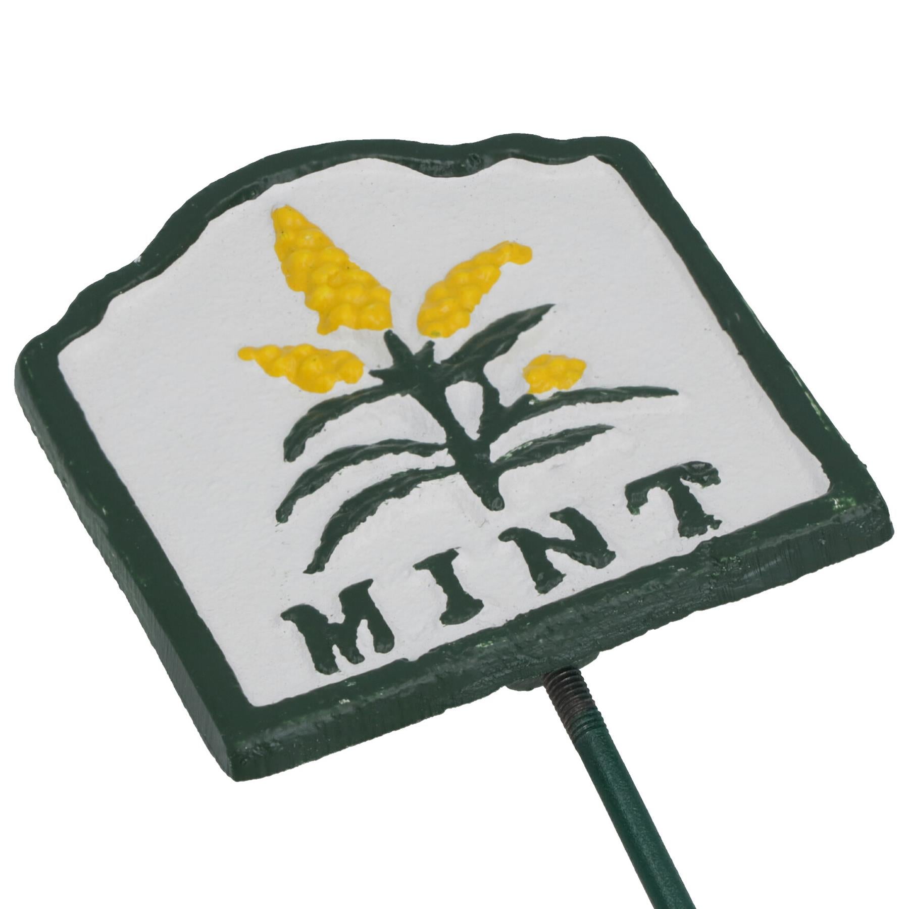 Herb Signs Markers Labels Cast Iron Plant Plaque Garden Yard Allotment